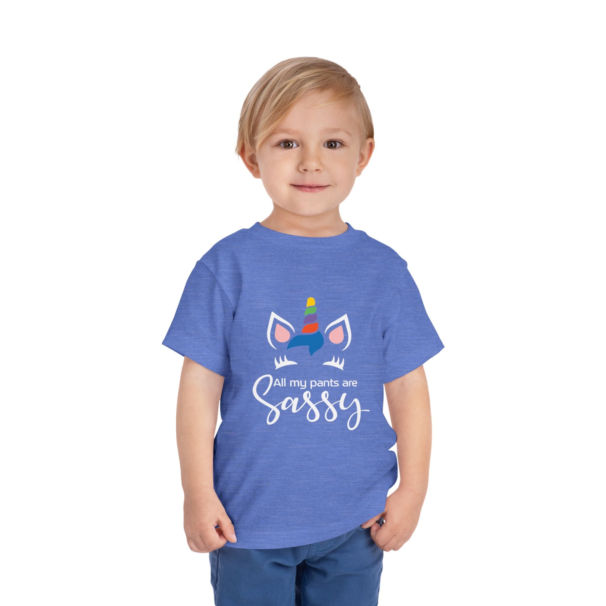 Sassy Pants Unicorn Toddler Tee, Cute Child's Shirt, Birthday Gift for Kids, Playful Unicorn T-Shirt, Adorable Toddler Gift, Kids Party