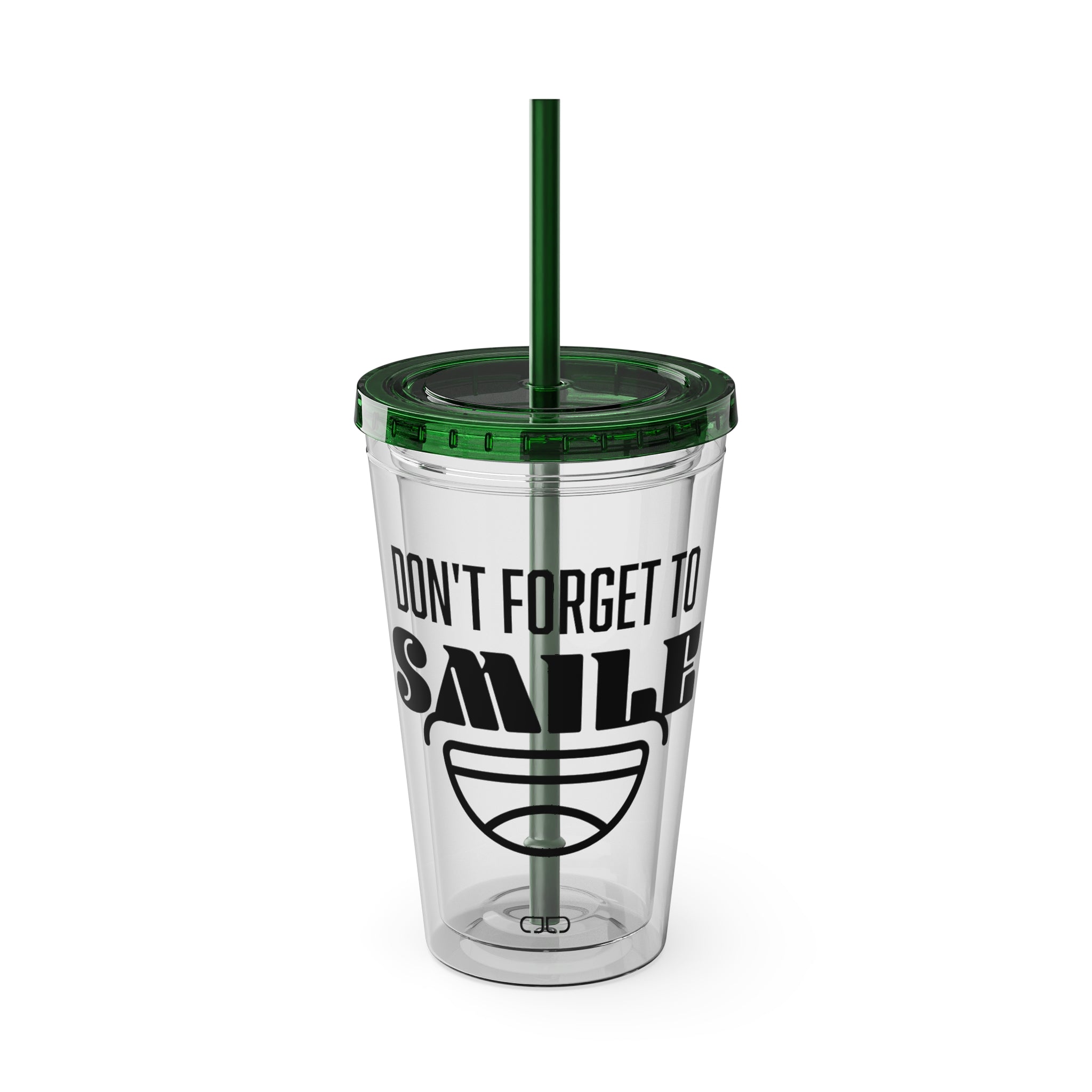 Don't Forget to Smile - Fun Travel Mug, Motivational Drinkware, Summer Beach Cup, Gift for Friends, [...]