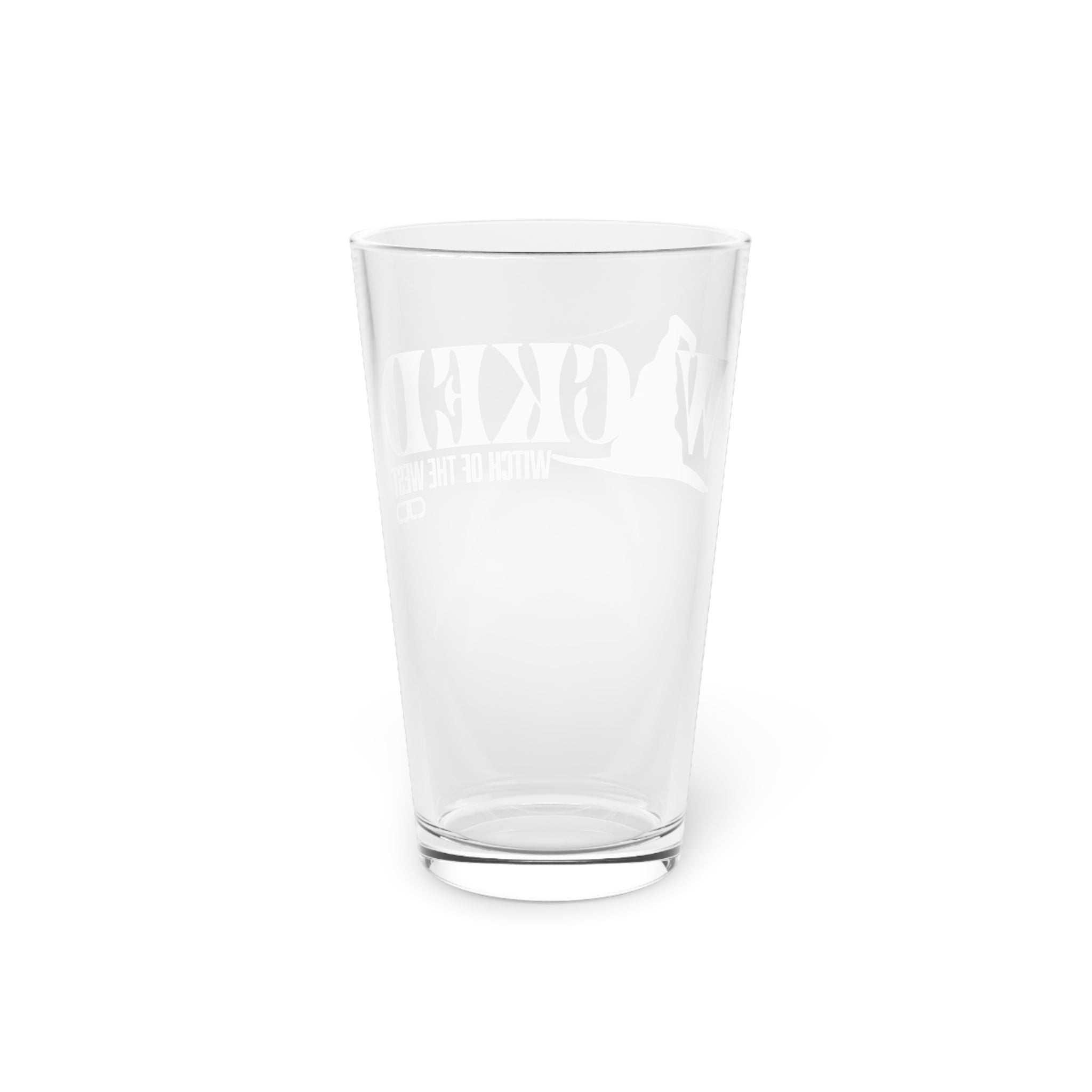 Wicked Witch of the West Pint Glass, 16oz - Perfect for Halloween Parties, Unique Gift, Barware, Witchcraft Decor, Themed Celebrations