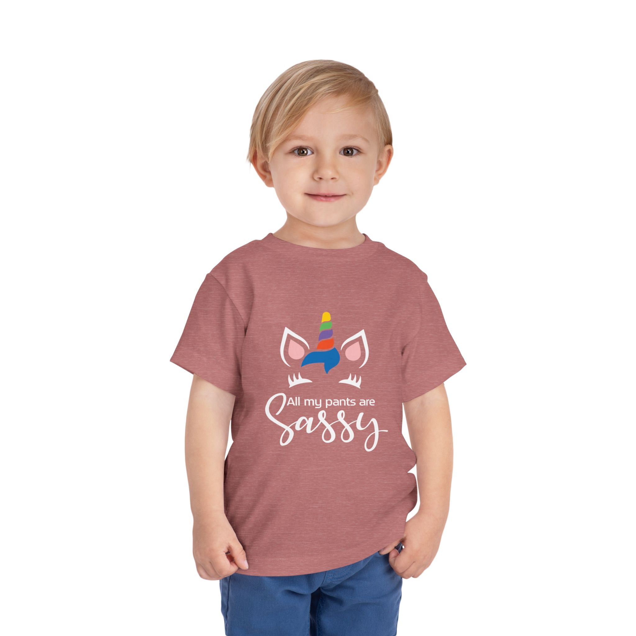 Sassy Pants Unicorn Toddler Tee, Cute Child's Shirt, Birthday Gift for Kids, Playful Unicorn T-Shirt, Adorable Toddler Gift, Kids Party