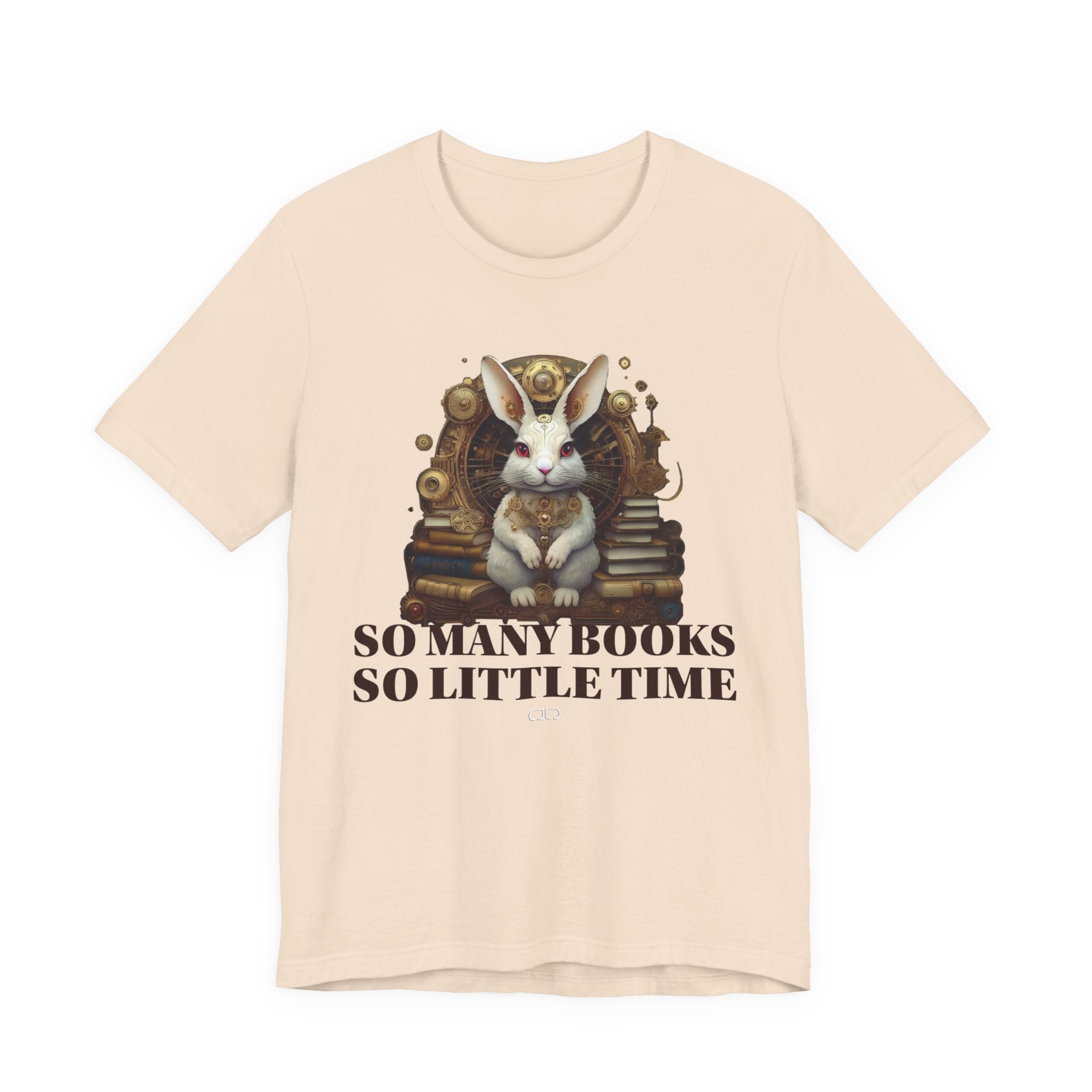 White Rabbit Steampunk Book Lover Unisex Tee, Cozy Reading Shirt, 'So Many Books So Little Time' Graphic Top, Perfect Gift for Bibliophiles, Cute Rabbit [...]
