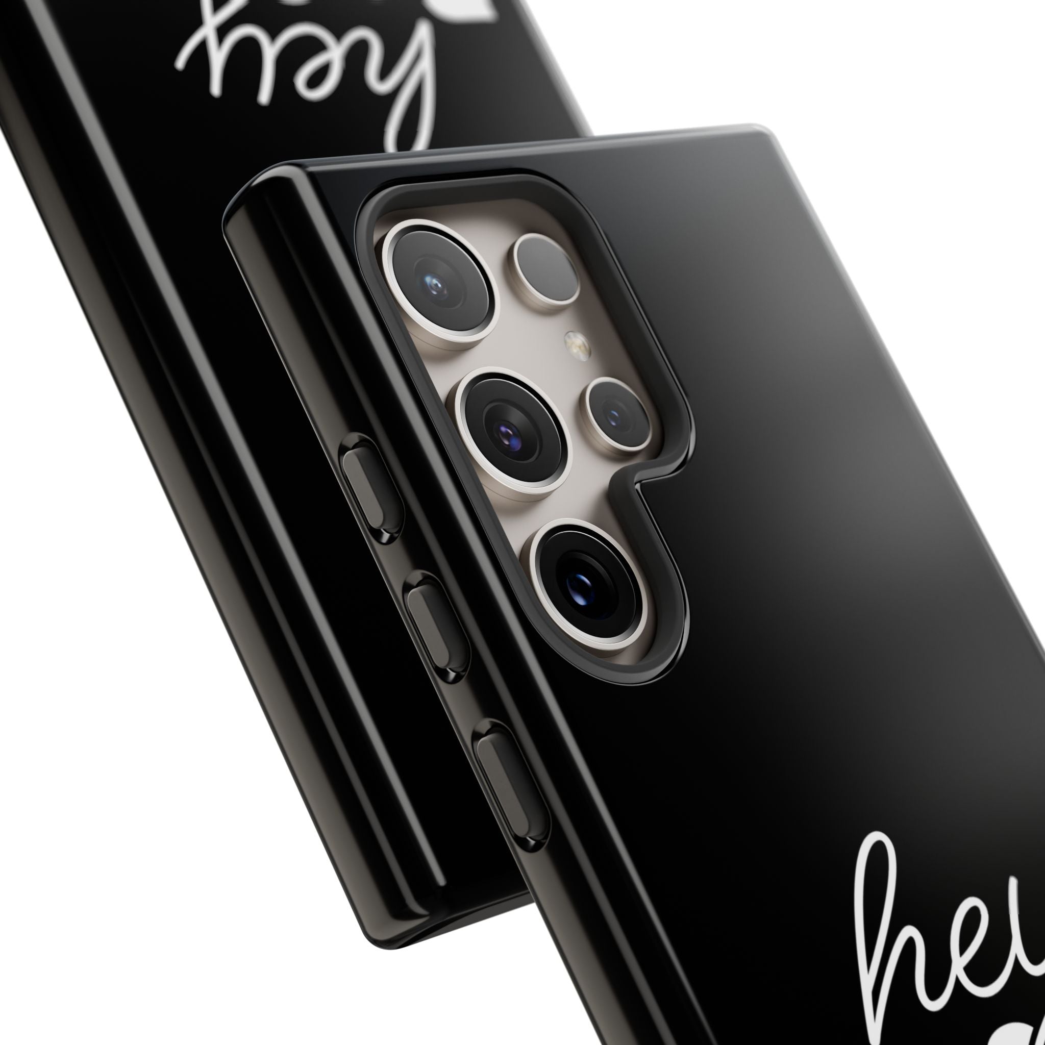 Hey Boo Tough Case, Ghost-Themed Phone Case, Cute Halloween Accessory, Spooky Gift for Friends, Tech Halloween Decor