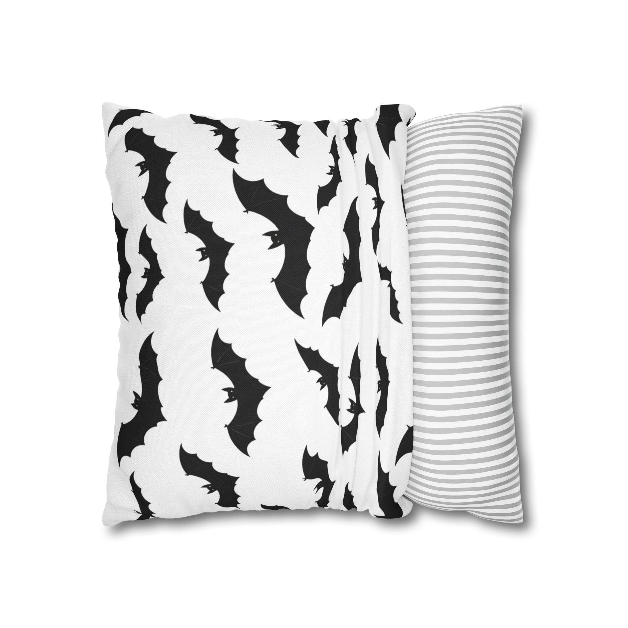 Boo | Halloween-Themed Spun Polyester Square Pillowcase, Boo Halloween Decor, Spooky Home Accent, Decorative Throw Pillow, Halloween Party [...]