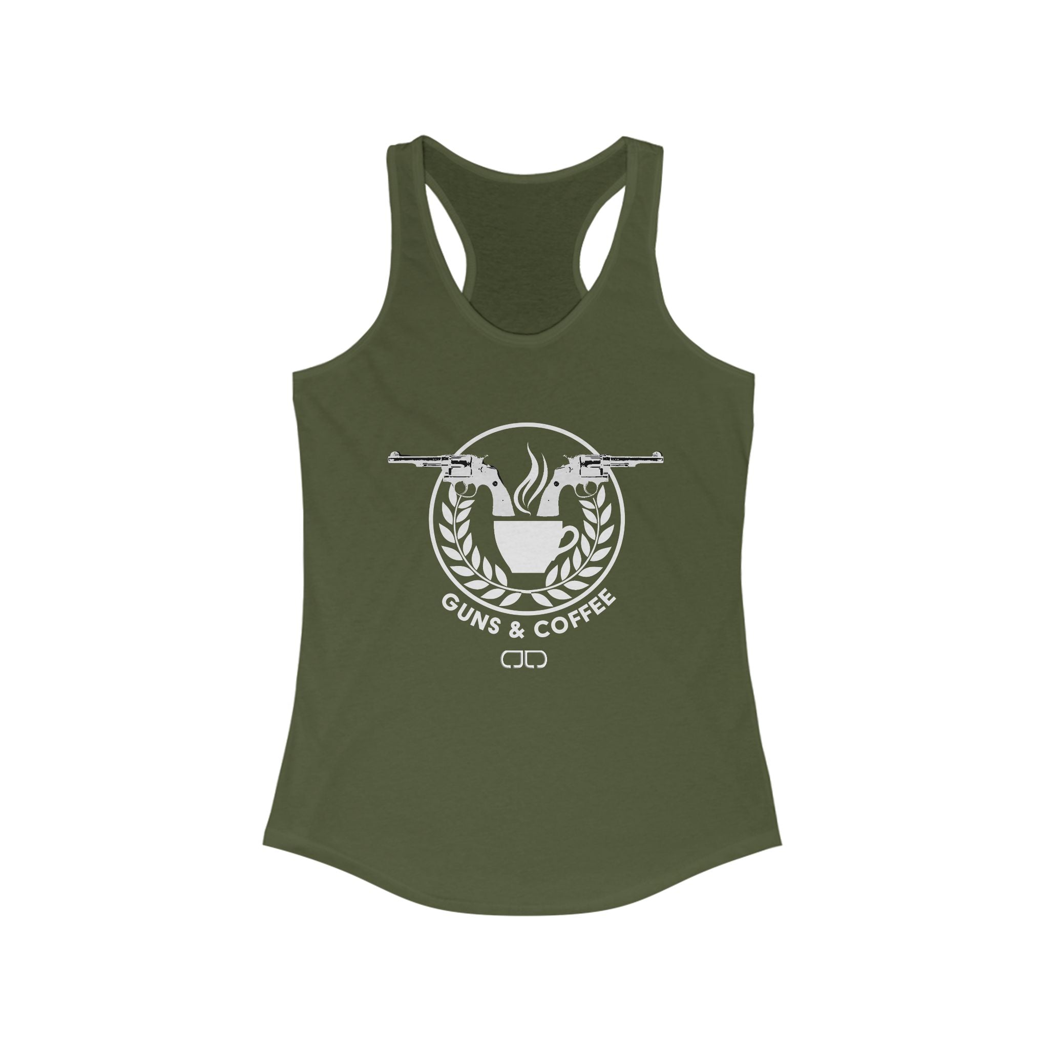 Guns & Coffee tank top