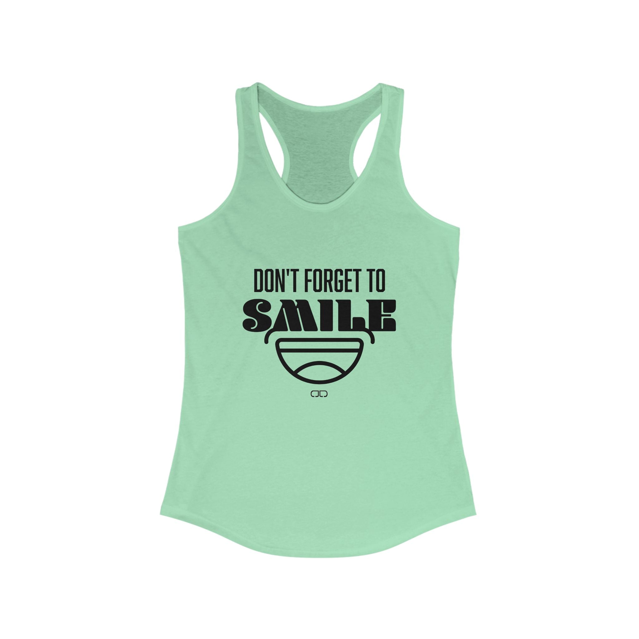 Don't Forget To Smile Tanktop | Motivational Workout Top, Fitness Apparel, Gift for Her, Casual Summer Shirt, Yoga Wear