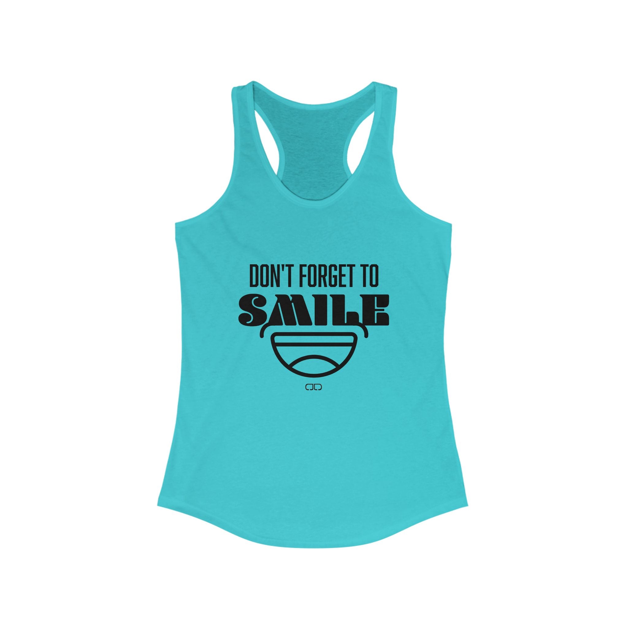 Don't Forget To Smile Tanktop | Motivational Workout Top, Fitness Apparel, Gift for Her, Casual Summer Shirt, Yoga Wear