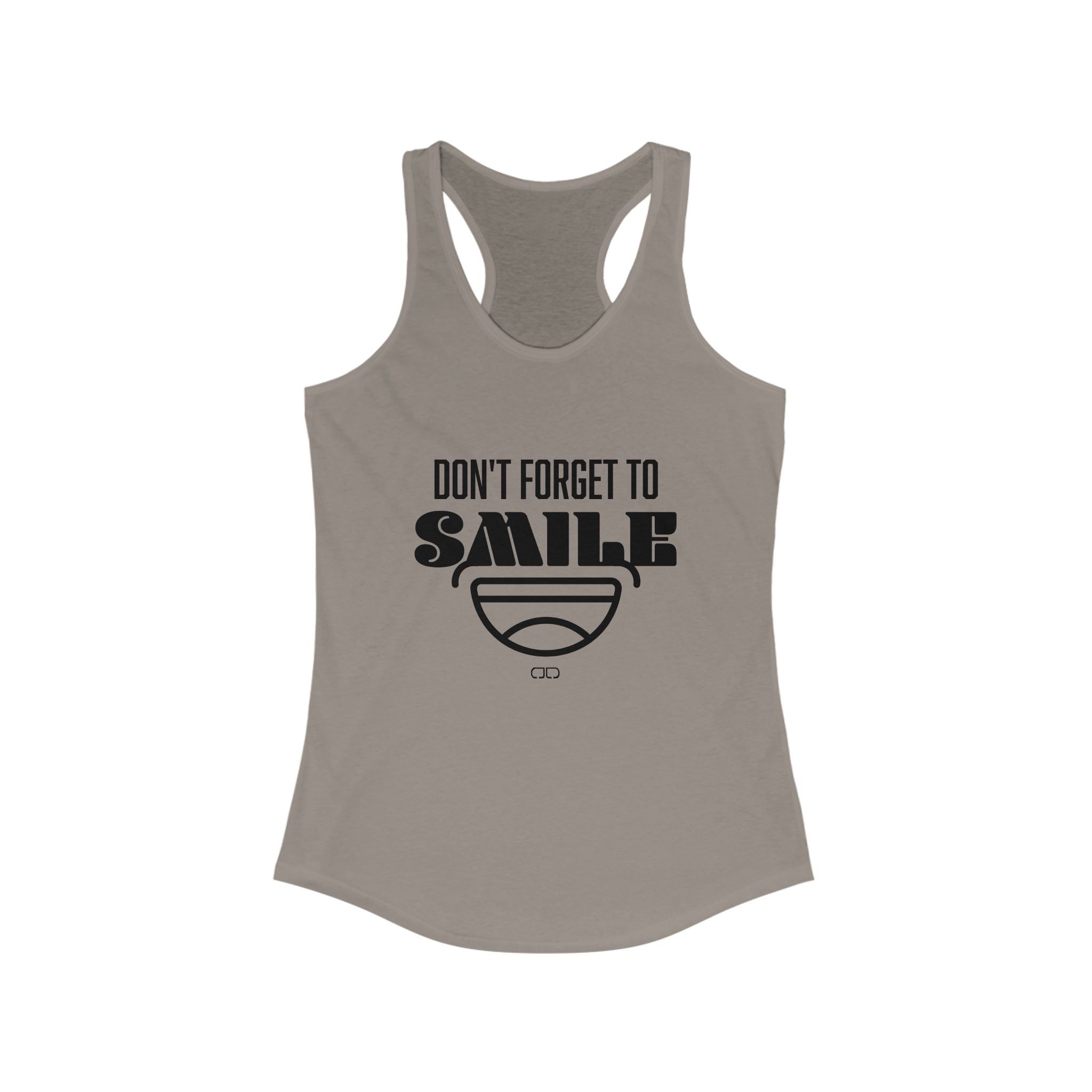 Don't Forget To Smile Tanktop | Motivational Workout Top, Fitness Apparel, Gift for Her, Casual Summer Shirt, Yoga Wear