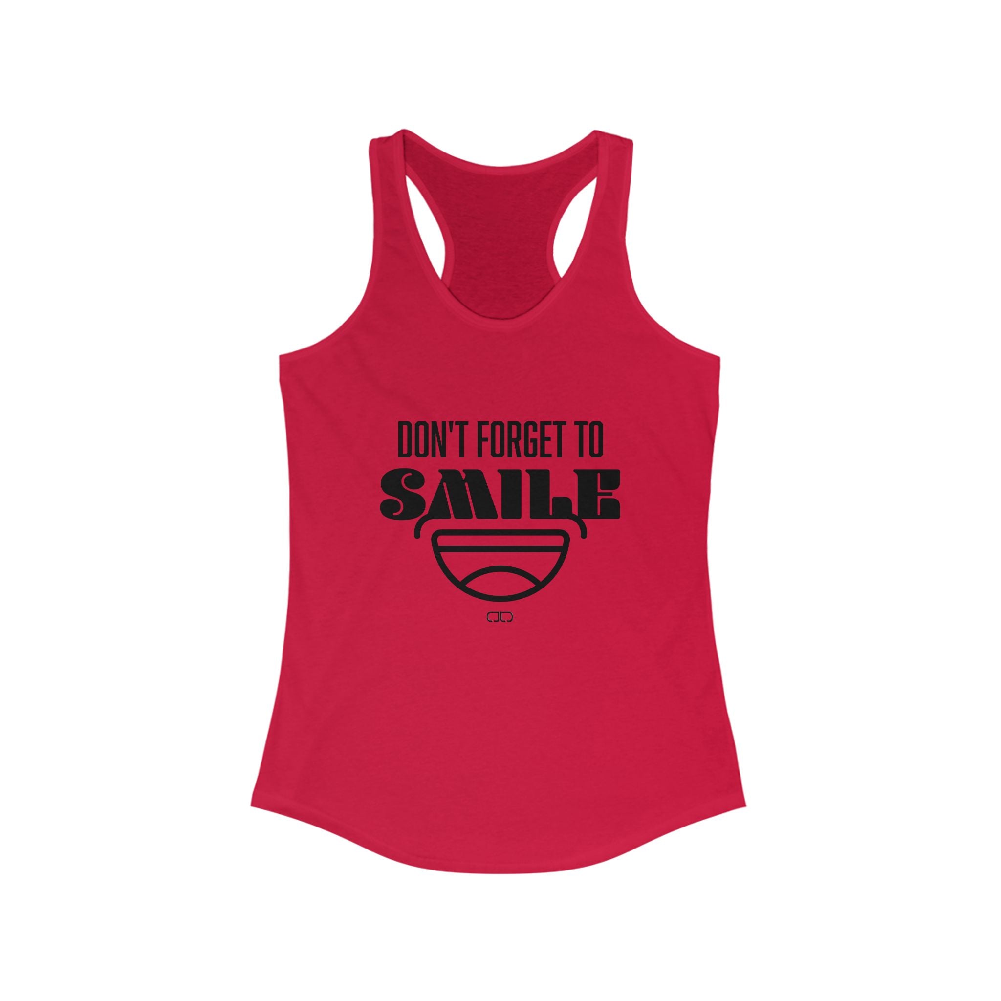 Don't Forget To Smile Tanktop | Motivational Workout Top, Fitness Apparel, Gift for Her, Casual Summer Shirt, Yoga Wear