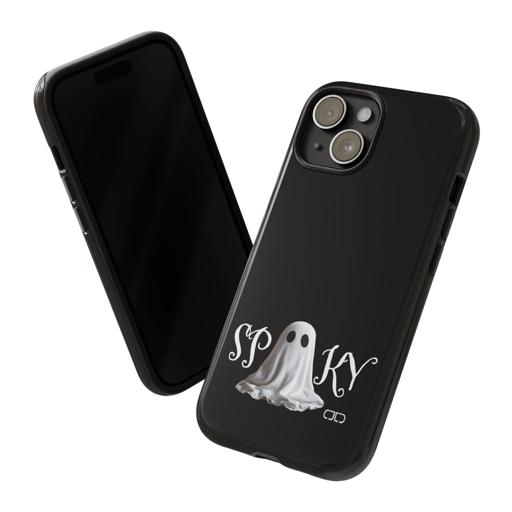 Spooky Ghost Phone Case, Halloween Accessories, Cute Phone Cover, Unique Gift for Ghost Lovers, Trendy Smartphone Decor