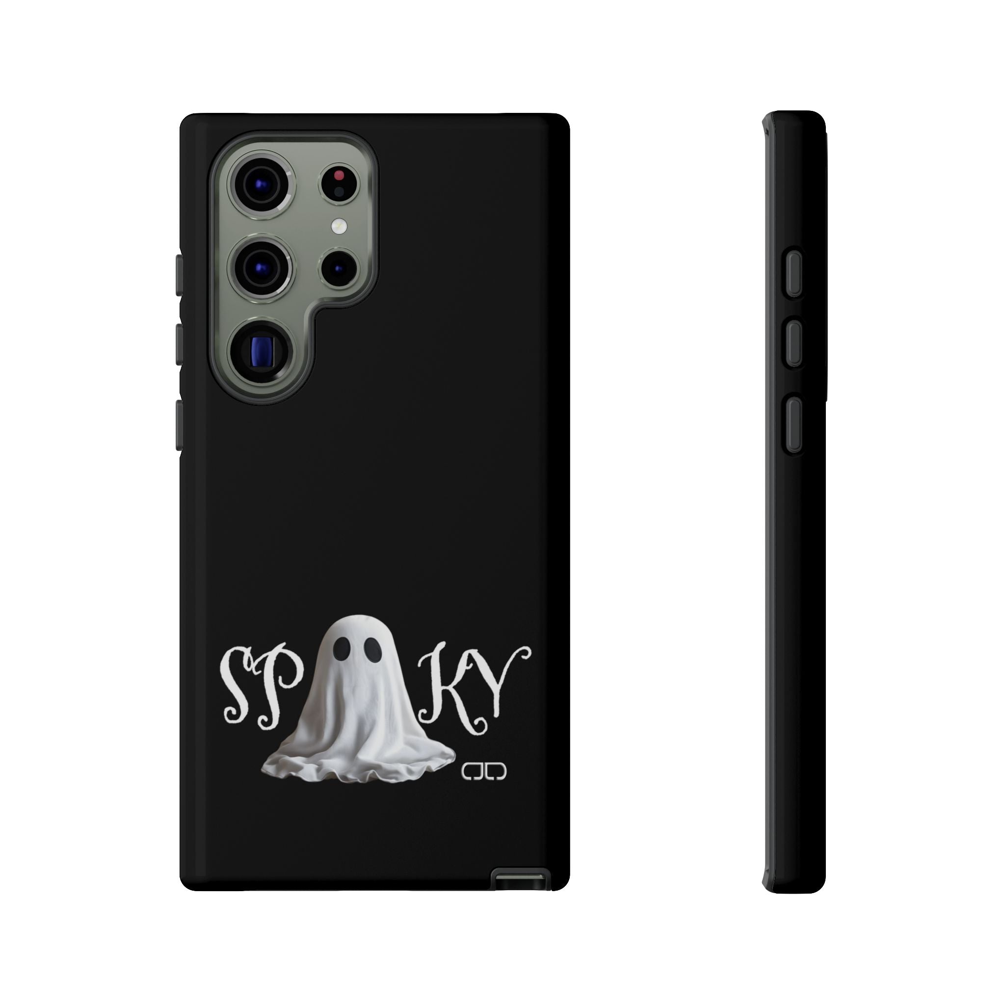 Spooky Ghost Phone Case, Halloween Accessories, Cute Phone Cover, Unique Gift for Ghost Lovers, Trendy Smartphone Decor