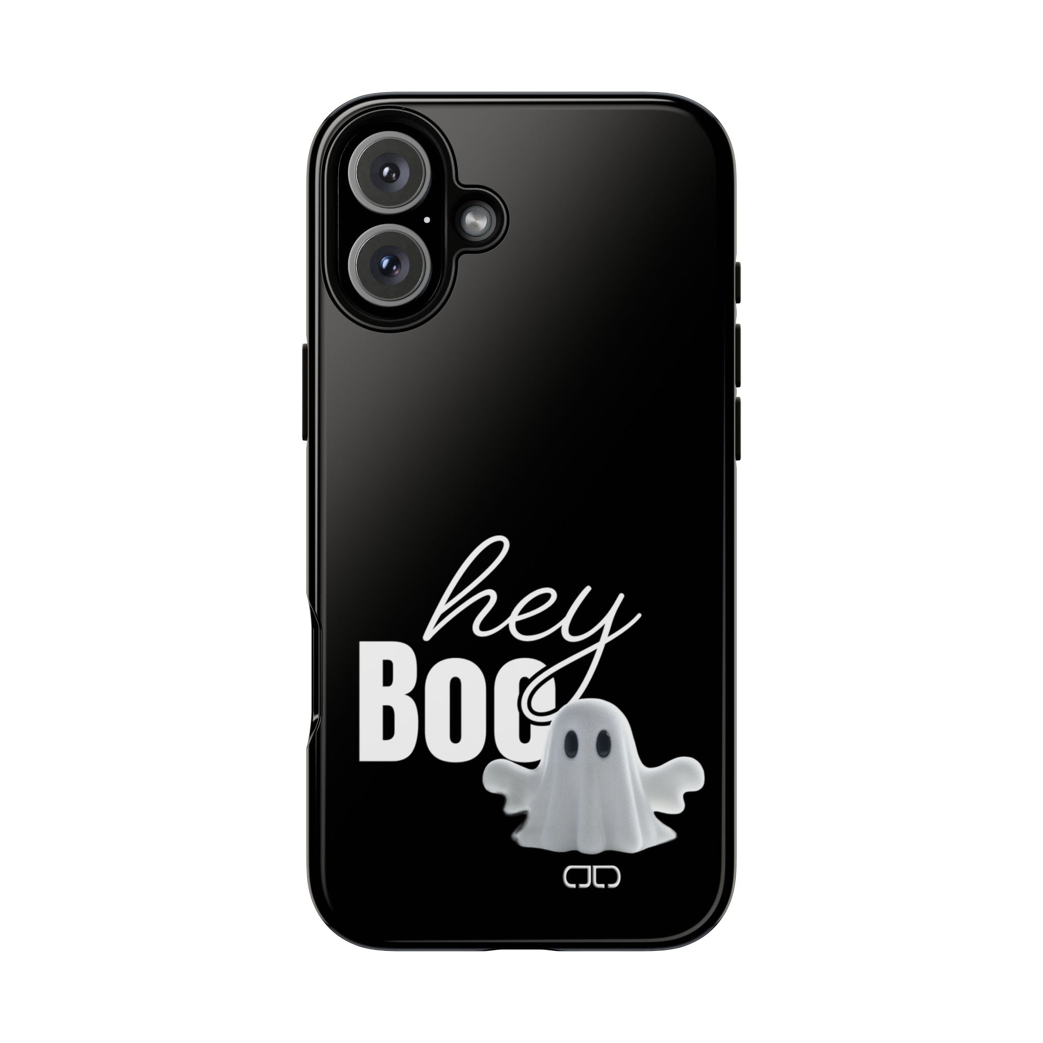 Hey Boo Tough Case, Ghost-Themed Phone Case, Cute Halloween Accessory, Spooky Gift for Friends, Tech Halloween Decor
