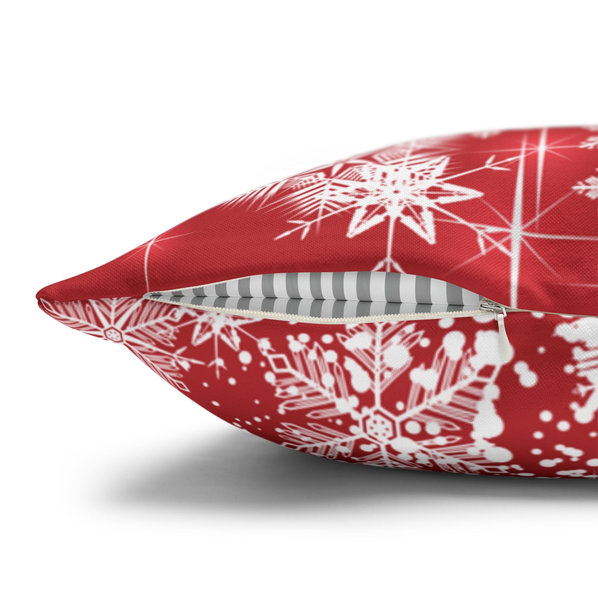 Merry Christmas Red Santa Sleigh Decorative Pillowcase