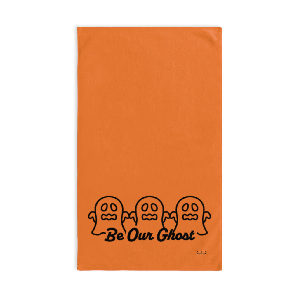 Halloween Hand Towel - Be Our Ghost, Kitchen Decor, Fun Gift, Party Supplies, Holiday Essentials, Autumn Vibe