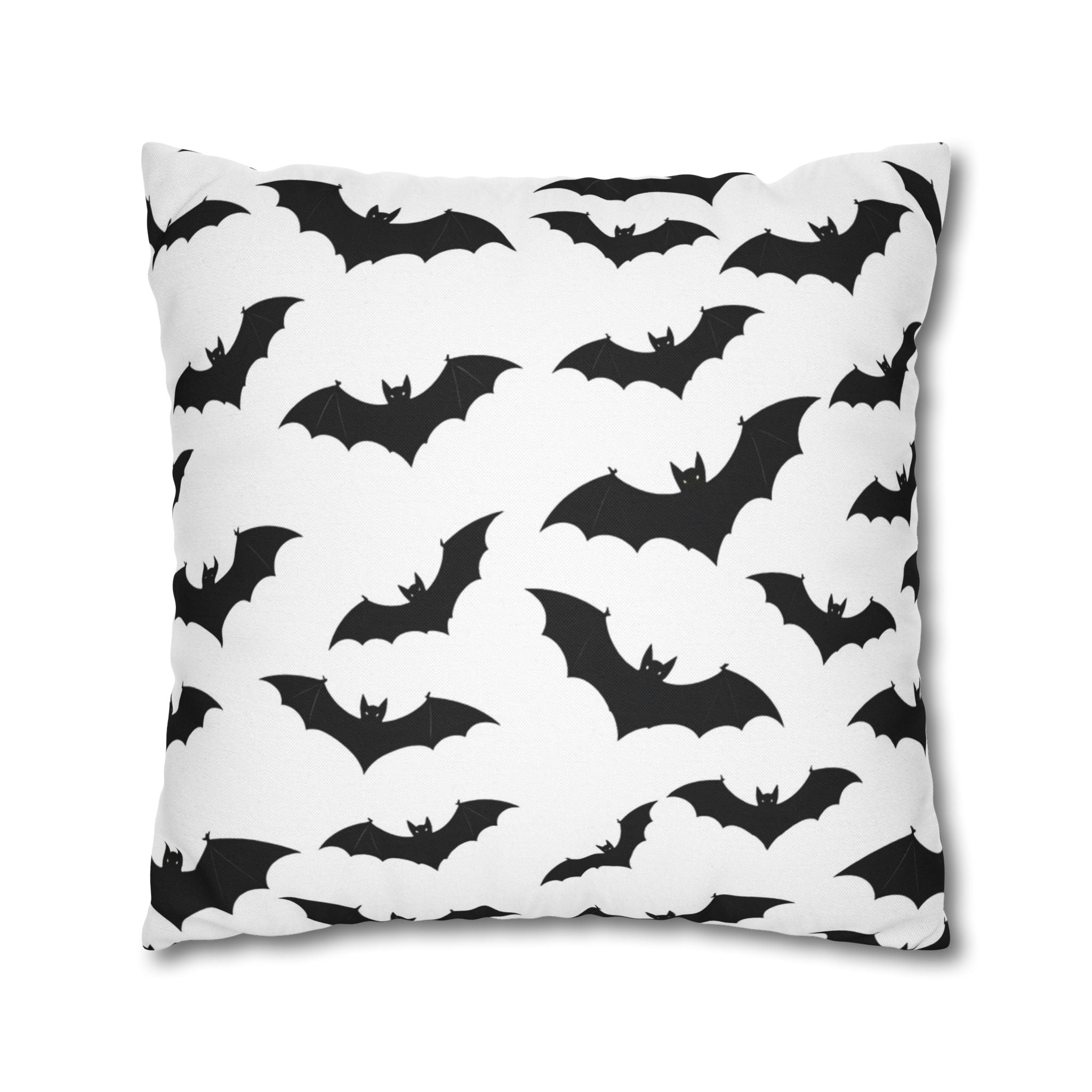 Boo | Halloween-Themed Spun Polyester Square Pillowcase, Boo Halloween Decor, Spooky Home Accent, Decorative Throw Pillow, Halloween Party [...]