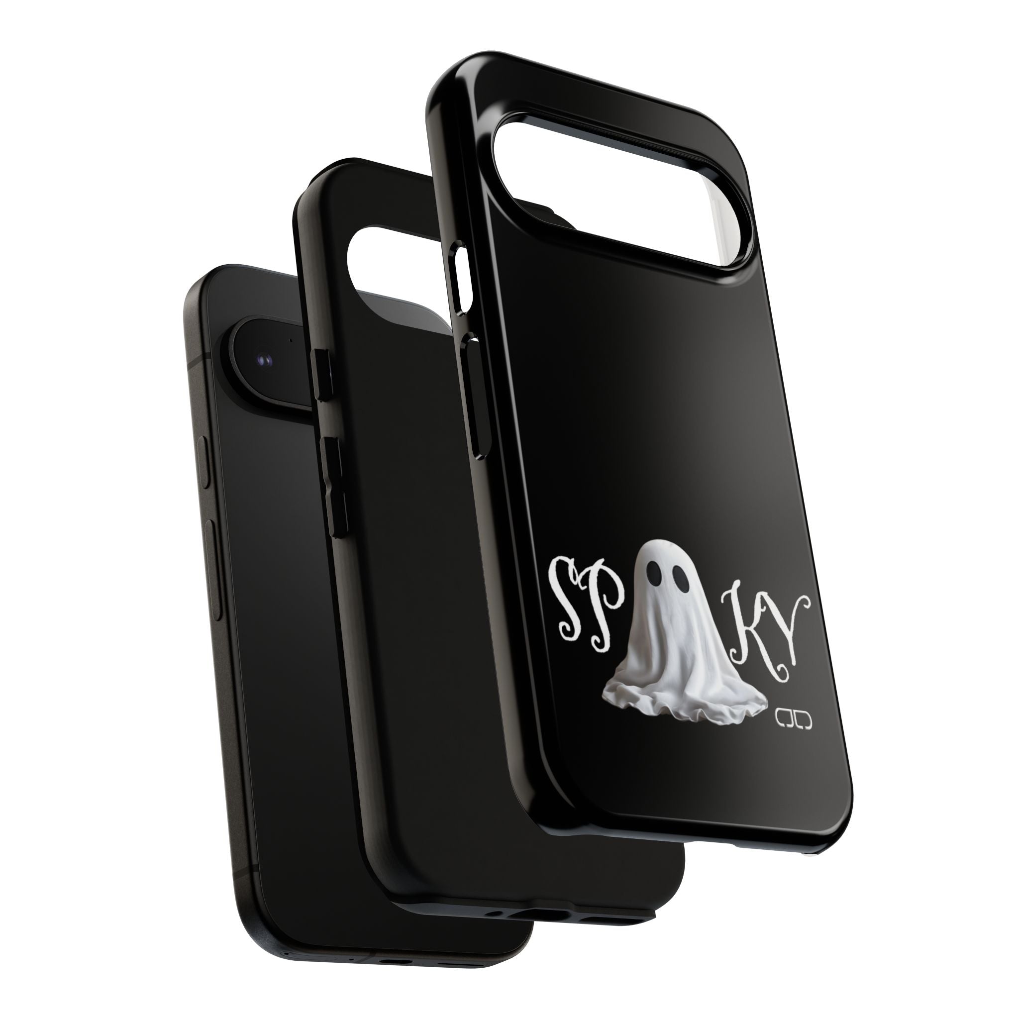Spooky Ghost Phone Case, Halloween Accessories, Cute Phone Cover, Unique Gift for Ghost Lovers, Trendy Smartphone Decor