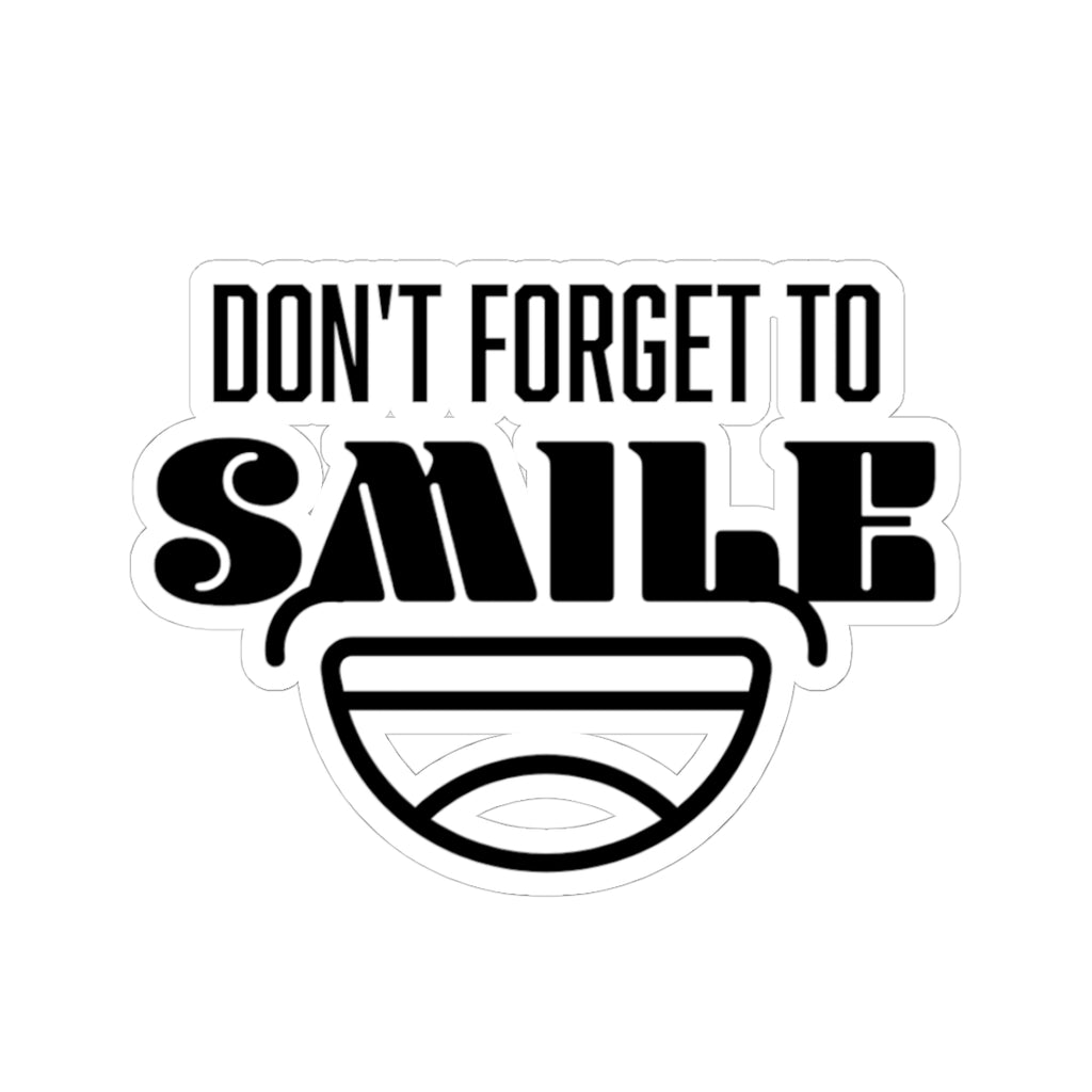 Don't Forget to Smile Kiss-Cut Stickers | Motivational Decal for Laptops, Water Bottles, Journals, and Gifts | Positive Vibes, [...]