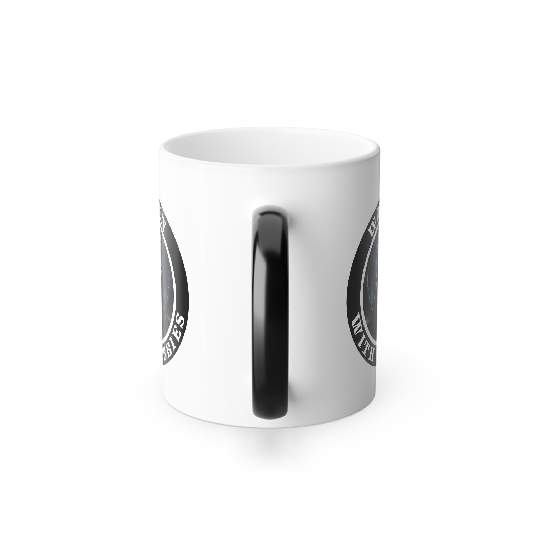 Women With Hobbies Color Changing Mug, Heat Sensitive Mug, Coffee Mug Gift, Unique Ceramic Mug, Fun Mug for Home or Office