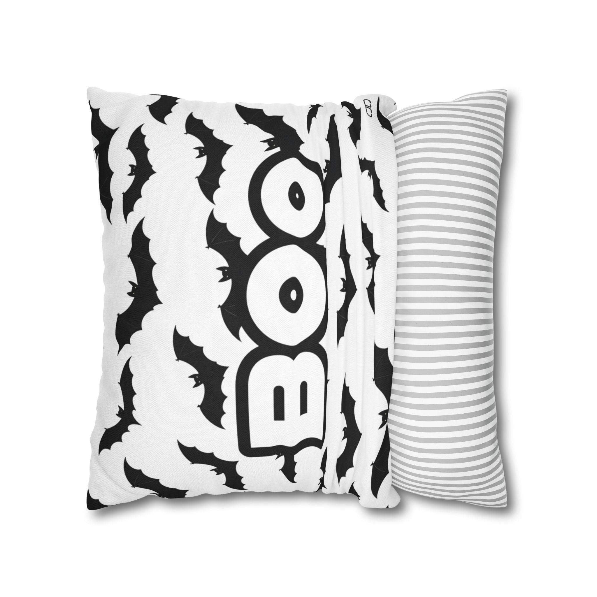 Boo | Halloween-Themed Spun Polyester Square Pillowcase, Boo Halloween Decor, Spooky Home Accent, Decorative Throw Pillow, Halloween Party [...]
