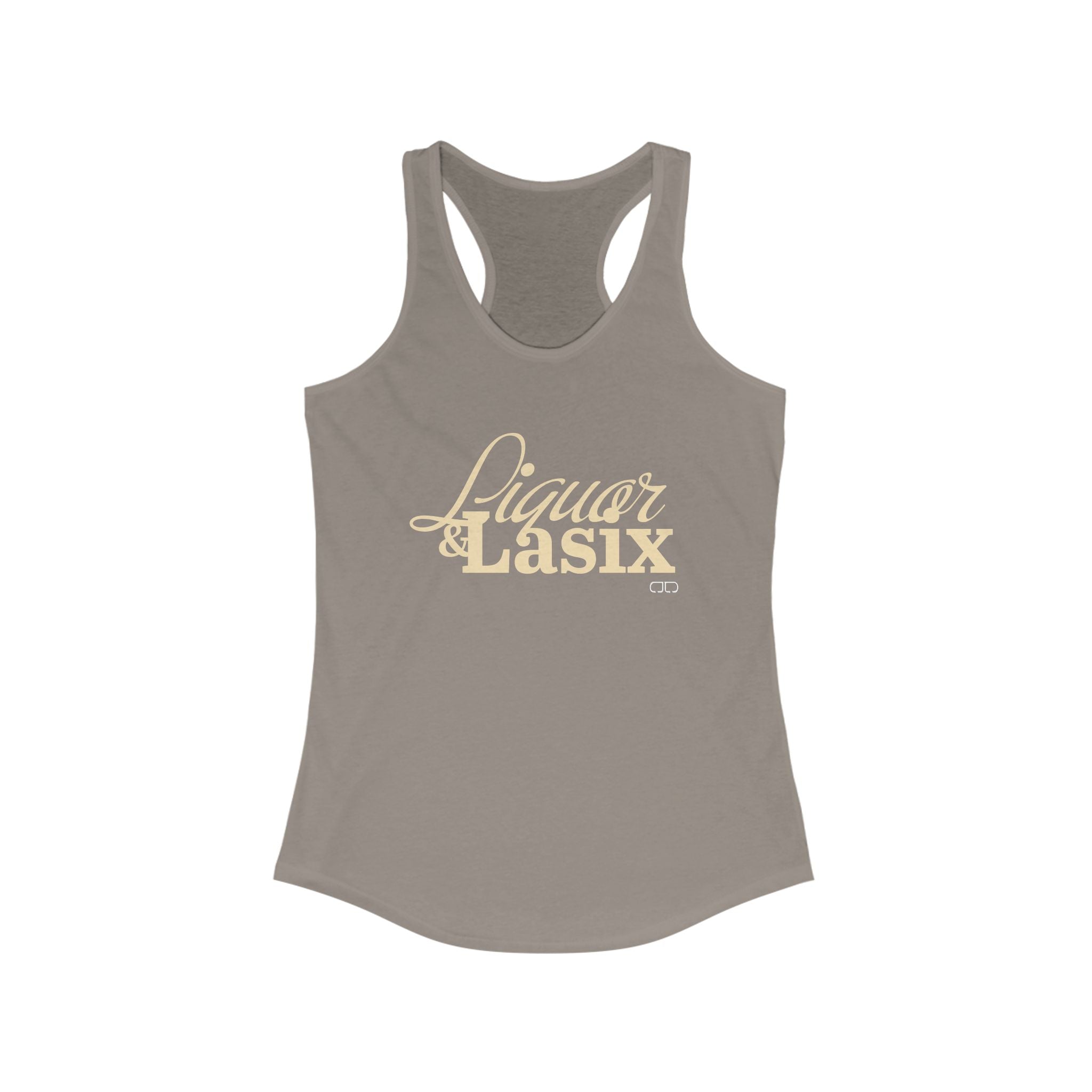 Liquor & Lasix Women's Racerback Tank - Summer Vibes, Casual Wear, Gifts, Horse Lovers