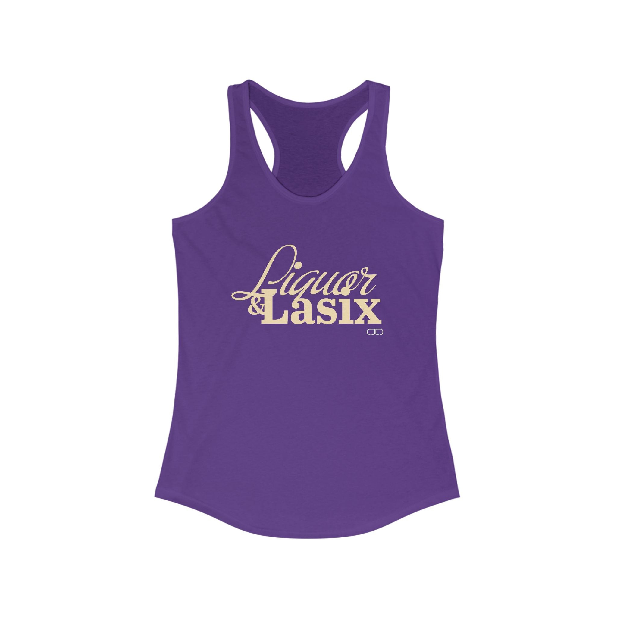 Liquor & Lasix Women's Racerback Tank - Summer Vibes, Casual Wear, Gifts, Horse Lovers