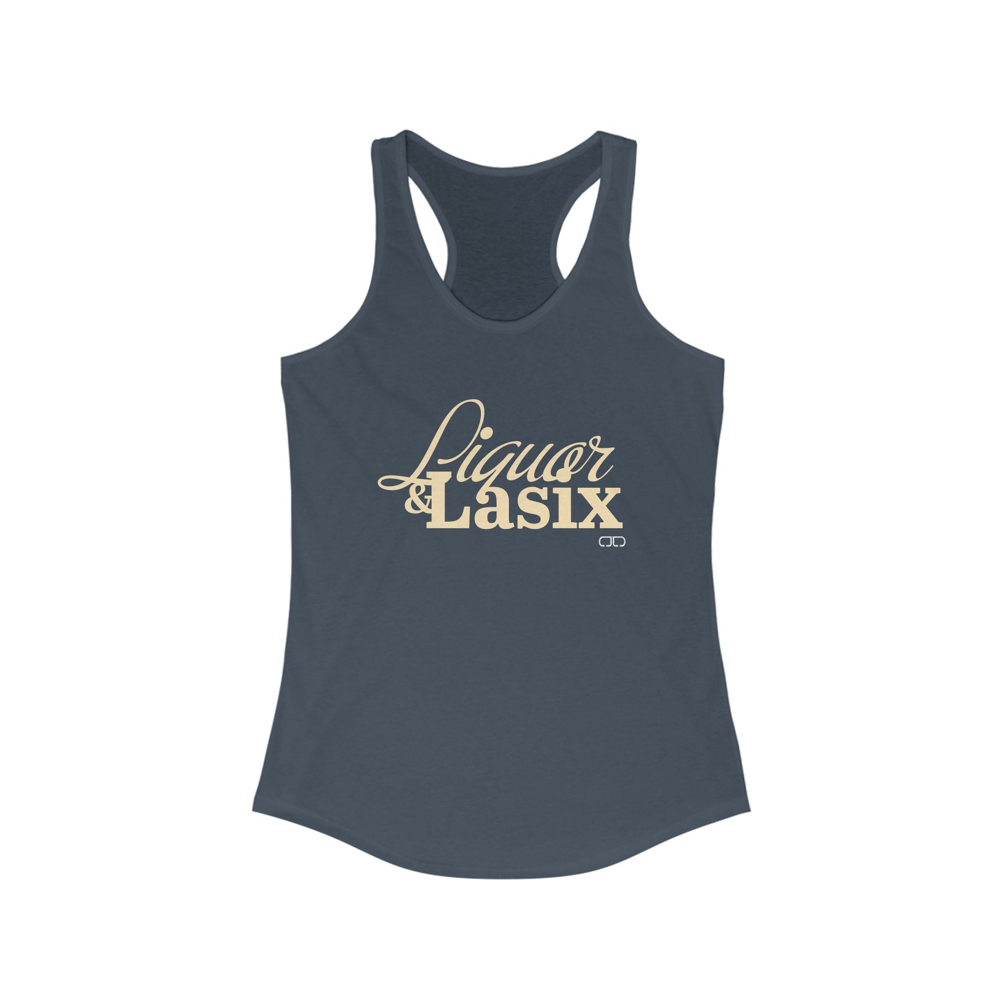 Liquor & Lasix Women's Racerback Tank - Summer Vibes, Casual Wear, Gifts, Horse Lovers