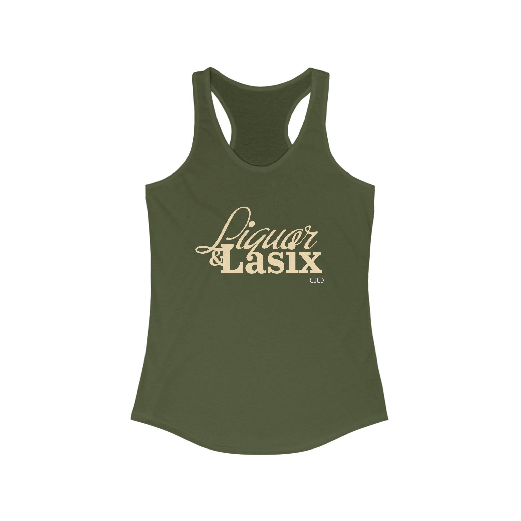 Liquor & Lasix Women's Racerback Tank - Summer Vibes, Casual Wear, Gifts, Horse Lovers