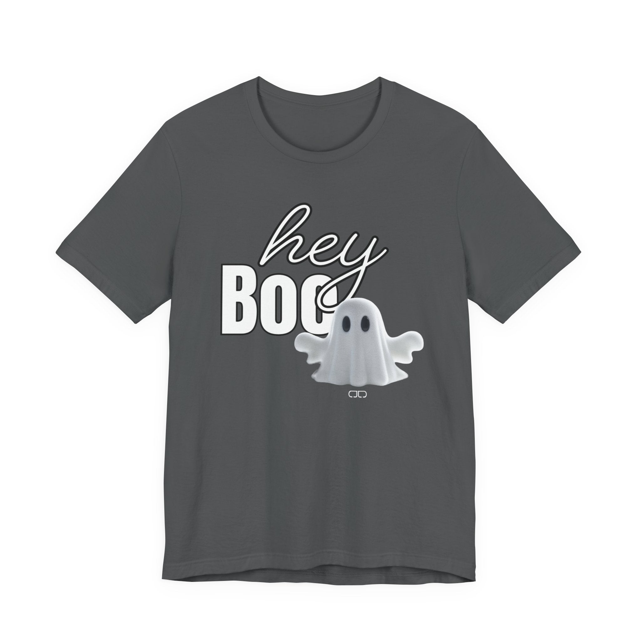 Hey Boo Ghost Tee - Unisex Halloween T-Shirt, Fall Apparel, Spooky Season Wear, Ghost Lover Gift, Casual Halloween Outfit