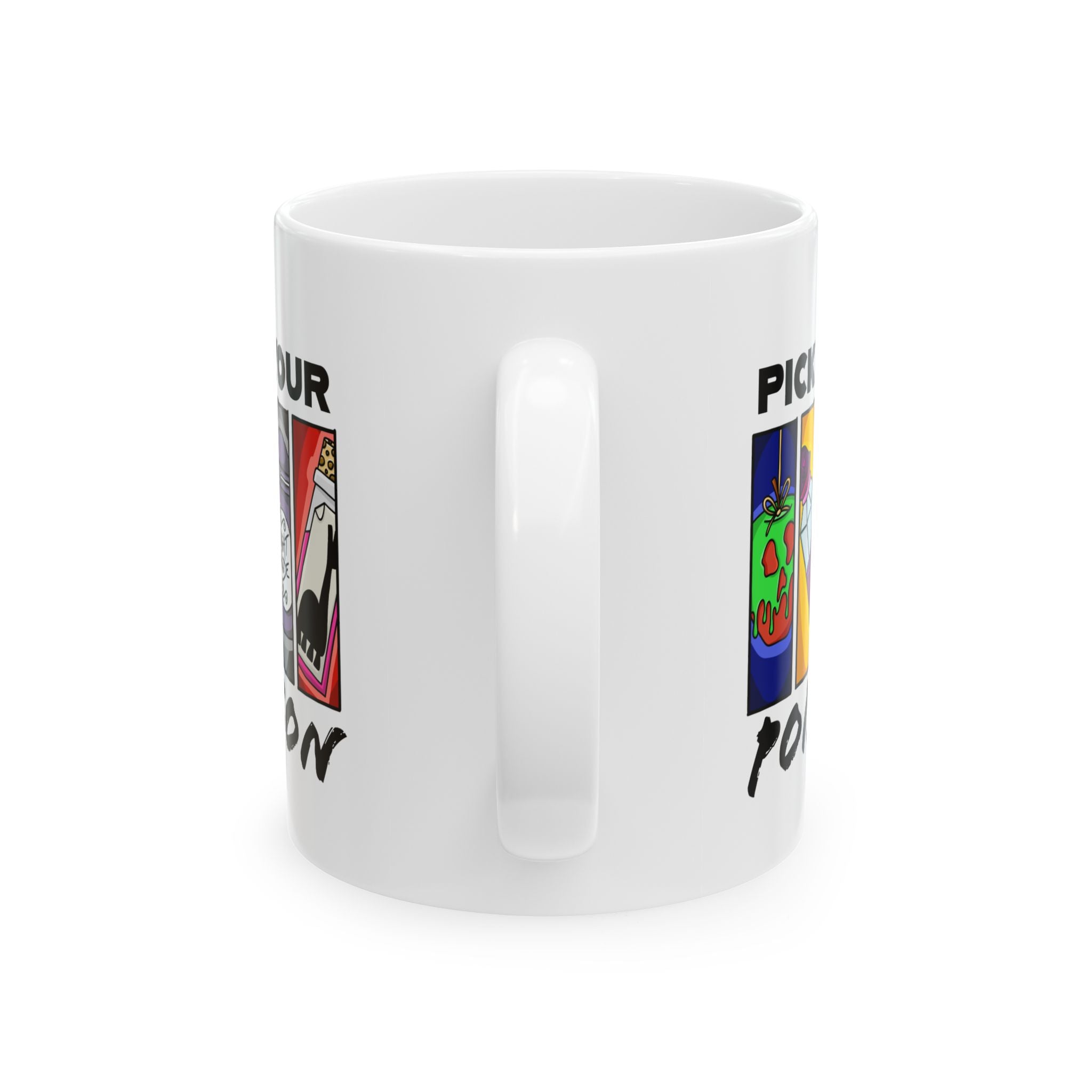 Pick Your Poison, Fun Gift for Coffee Lovers, Unique Birthday Present, Quirky Kitchen Decor, Humorous Gift Idea