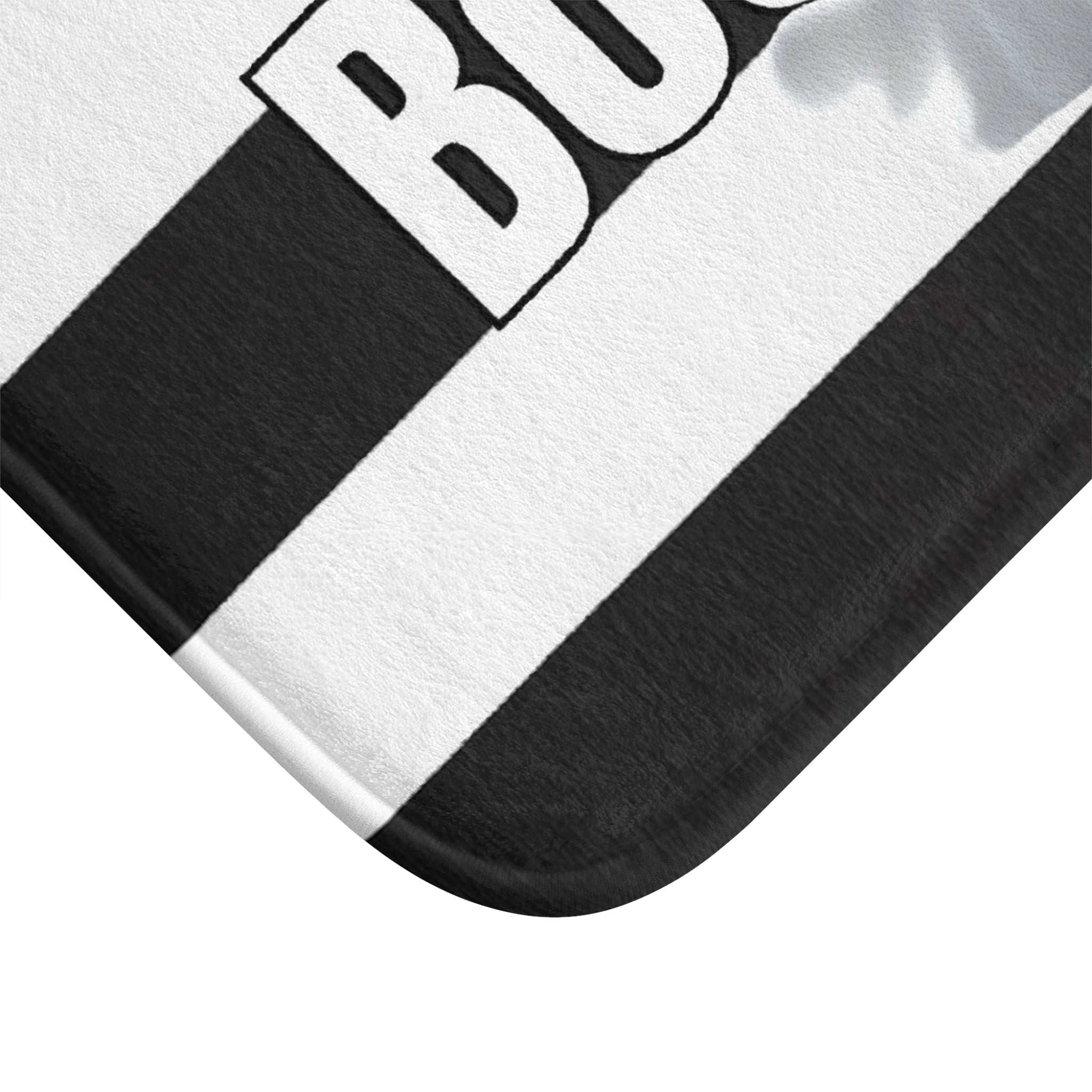 Hey Boo Halloween Bath Mat -  Ghost Design, Spooky Decor, Bathroom Accessory, Holiday Gift, Home Decor