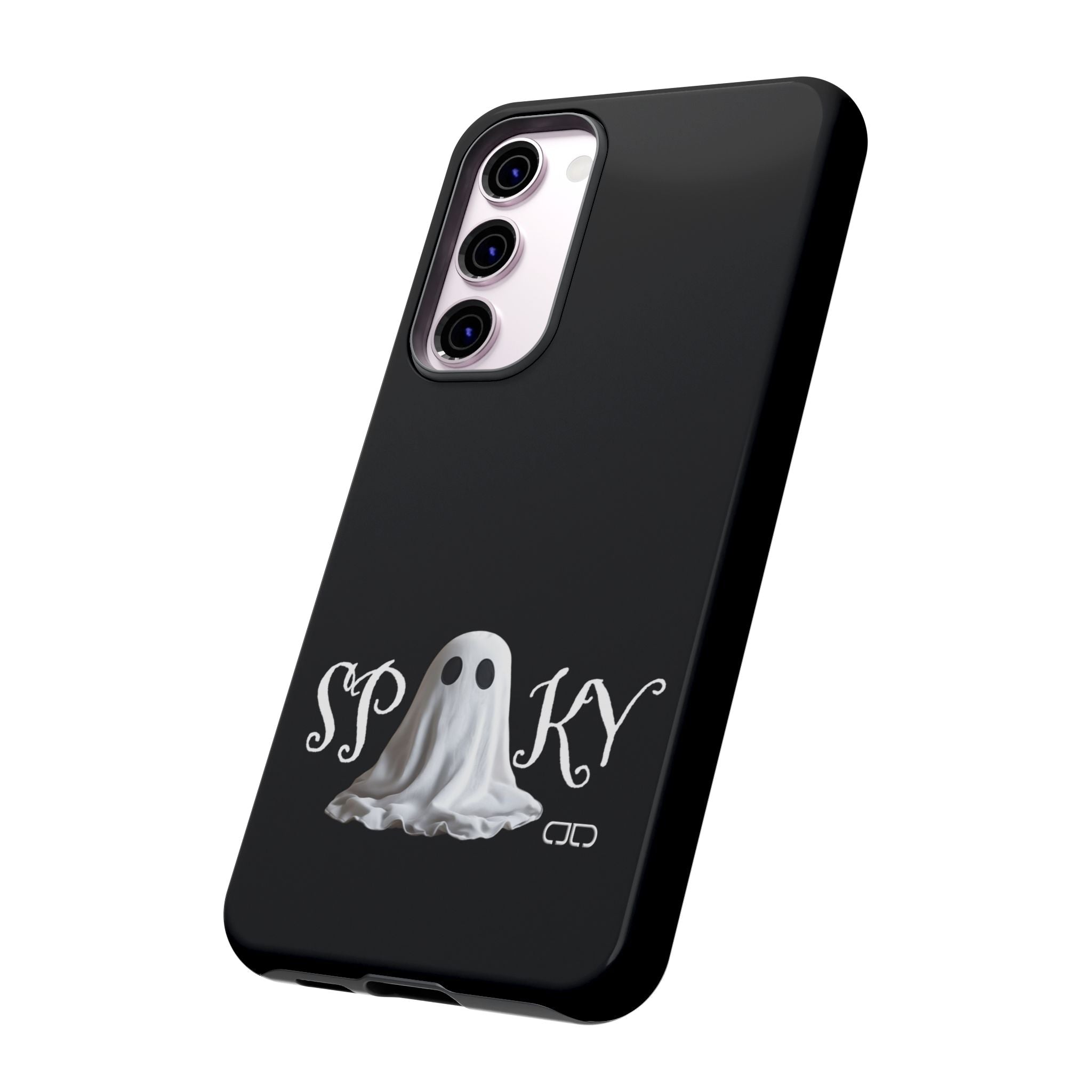 Spooky Ghost Phone Case, Halloween Accessories, Cute Phone Cover, Unique Gift for Ghost Lovers, Trendy Smartphone Decor