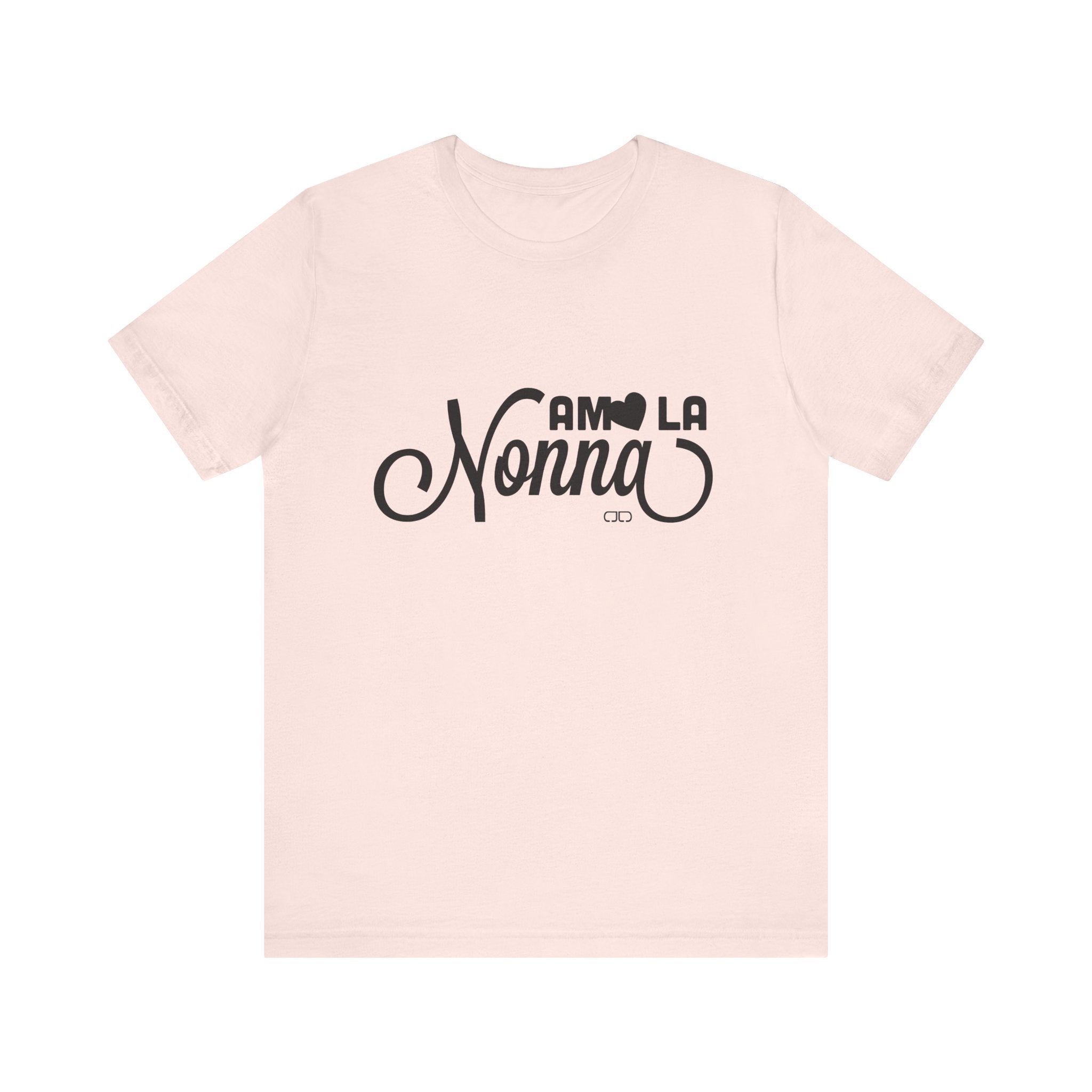 Amo La Nonna Tee | Unisex Jersey Short Sleeve Shirt, Love for Grandma, Gift for Mother's Day, Cute Family Tee, Comfortable Casual Wear