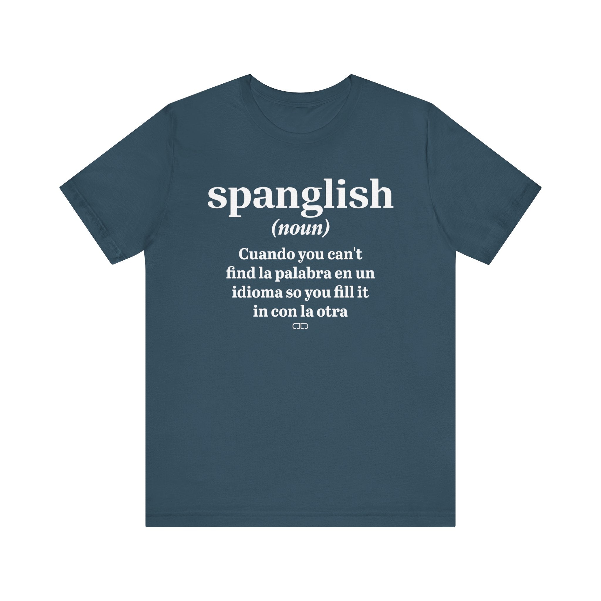Spanglish Definition Tee, Bilingual T-Shirt, Unisex Language Shirt, Gift for Spanish Learners, Fun Casual Wear