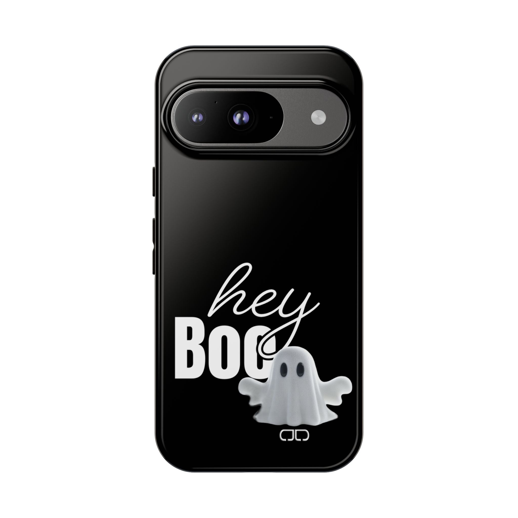Hey Boo Tough Case, Ghost-Themed Phone Case, Cute Halloween Accessory, Spooky Gift for Friends, Tech Halloween Decor