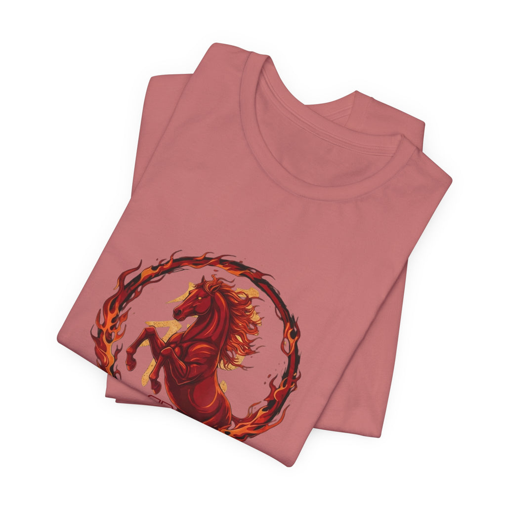 Red Mare Year Tee — Year of the Horse Graphic T‑Shirt