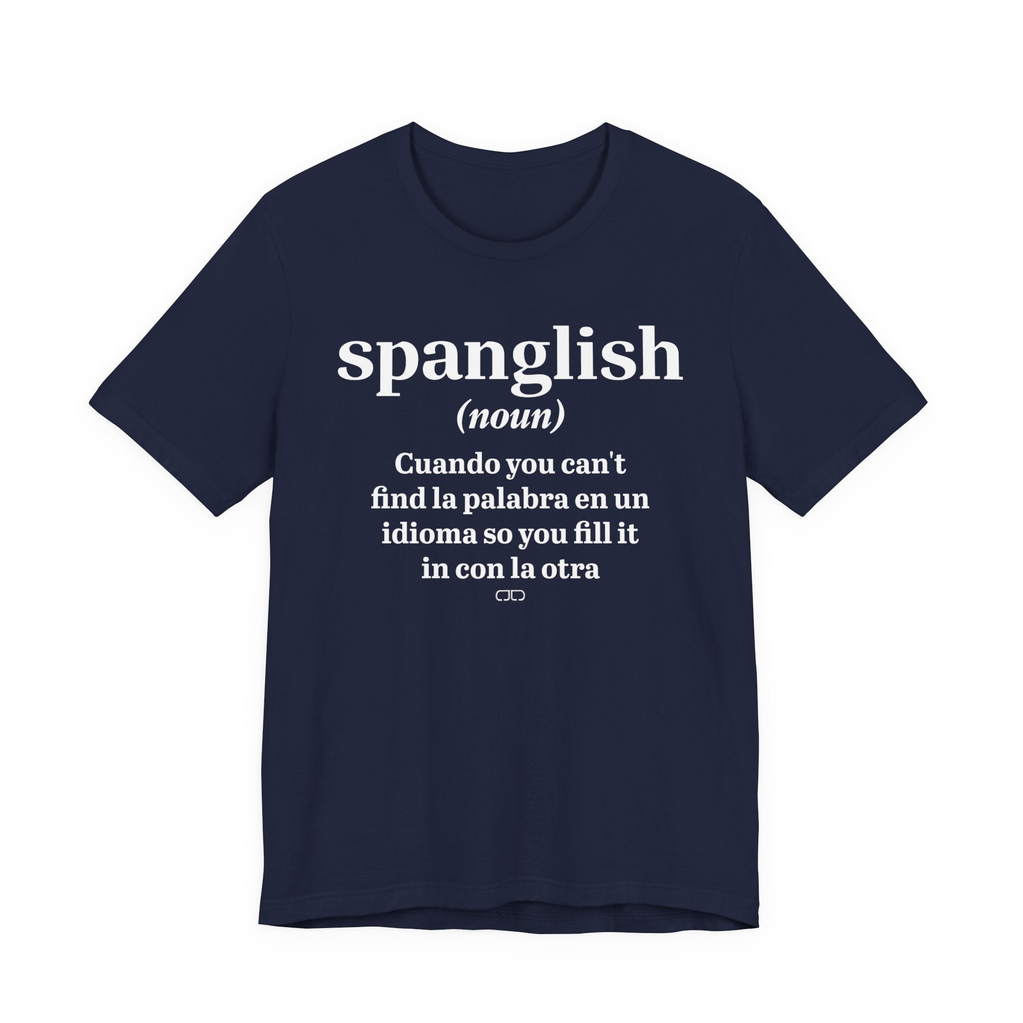 Spanglish Definition Tee, Bilingual T-Shirt, Unisex Language Shirt, Gift for Spanish Learners, Fun Casual Wear