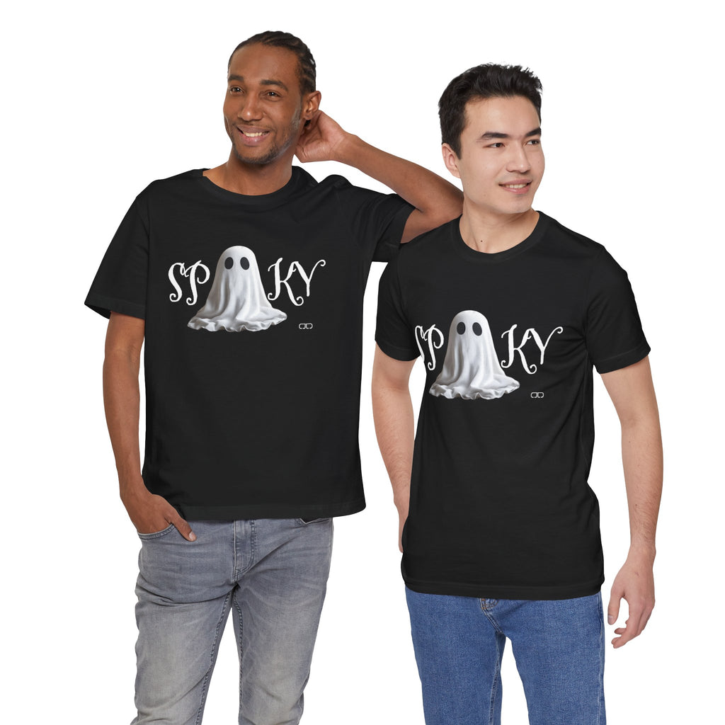 Spooky Ghost Unisex Tee, Halloween Shirt, Cute Ghost Tee, Trendy Graphic Tee, Fall Fashion, Casual Wear, Costume Party