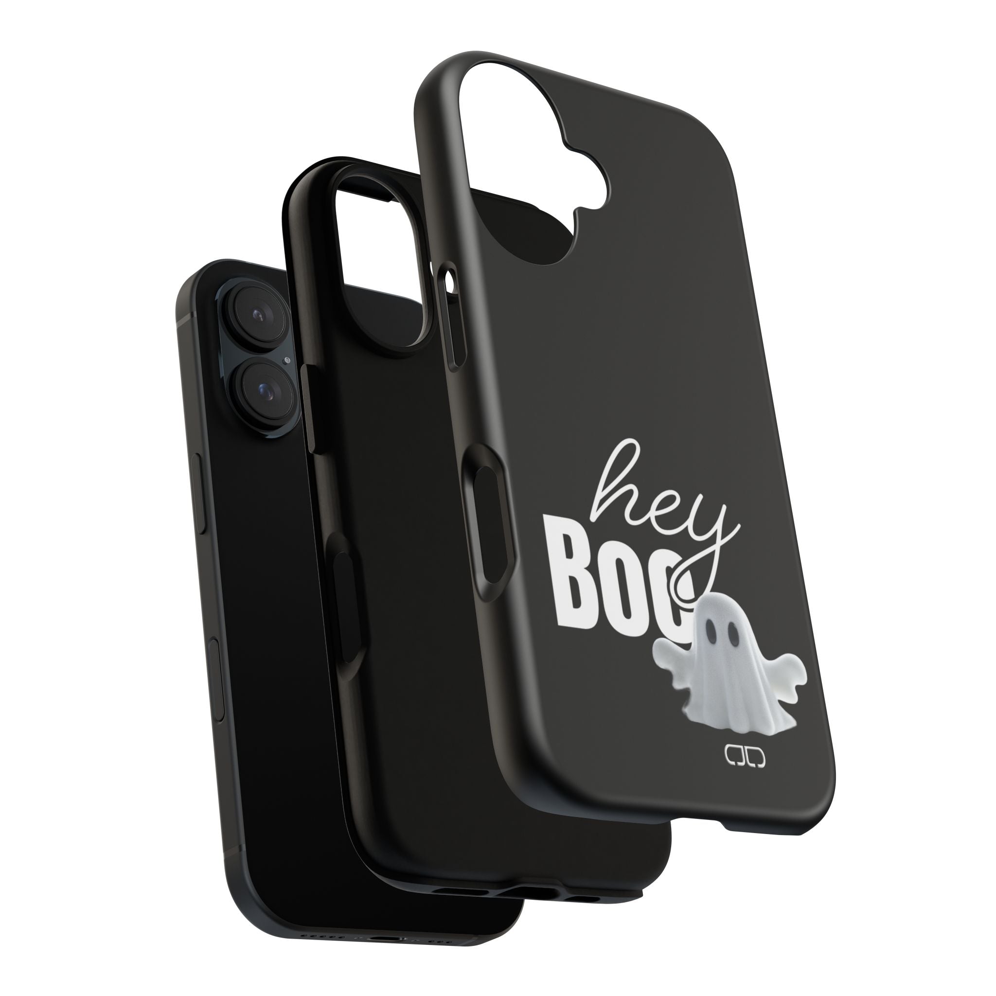 Hey Boo Tough Case, Ghost-Themed Phone Case, Cute Halloween Accessory, Spooky Gift for Friends, Tech Halloween Decor
