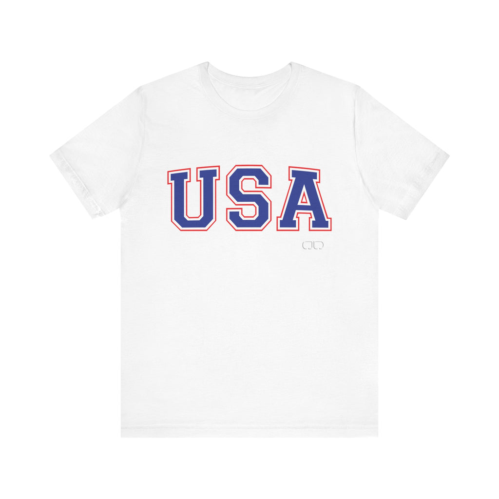 Patriotic USA Short Sleeve Tee - Perfect for BBQs, Independence Day, Sports Events, Everyday Wear, and Family Gatherings