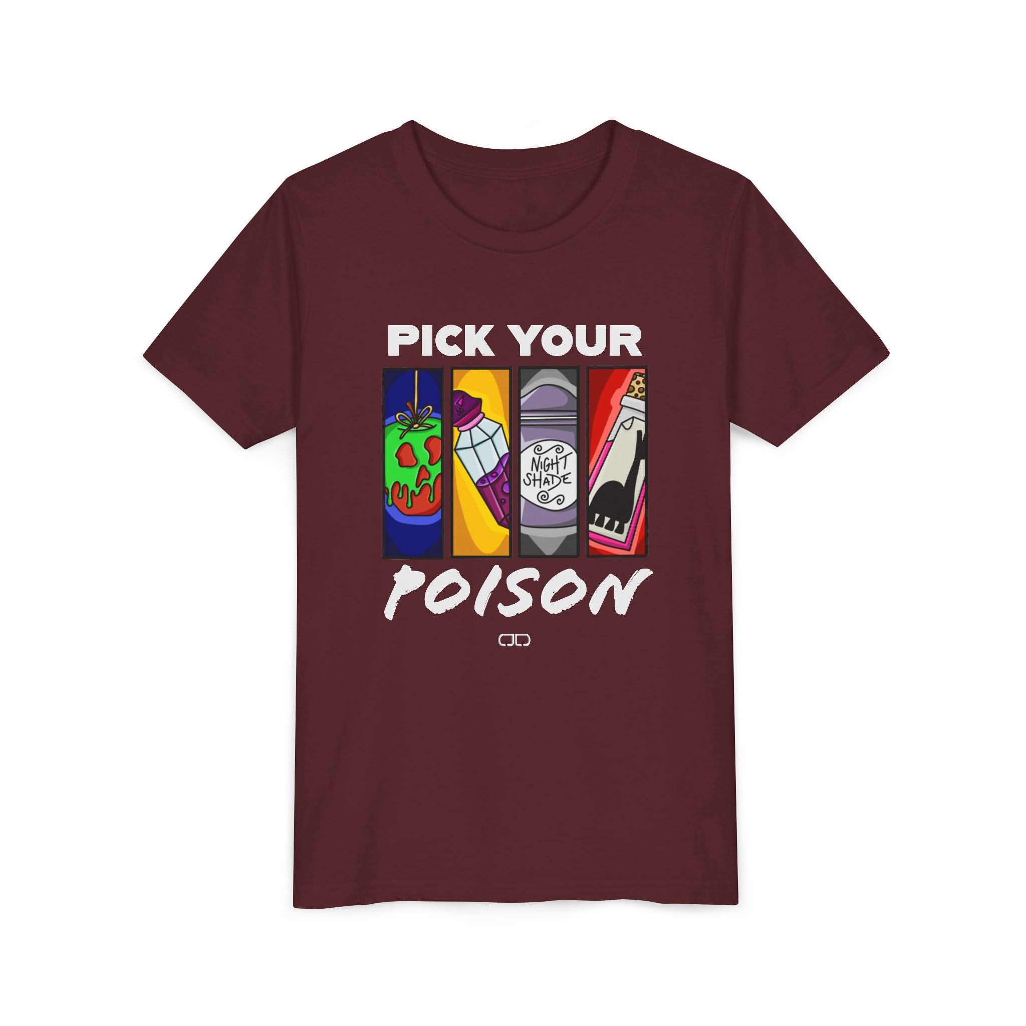 Pick Your Poison Youth Graphic Tee, Fun Casual Wear, Gift for Teenagers, Party Outfit, Cool Graphic T-Shirt