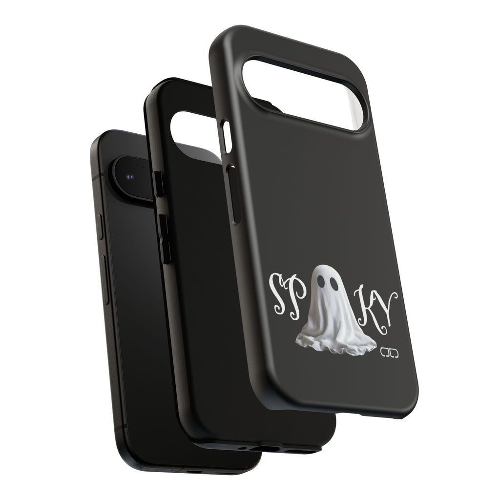 Spooky Ghost Phone Case, Halloween Accessories, Cute Phone Cover, Unique Gift for Ghost Lovers, Trendy Smartphone Decor