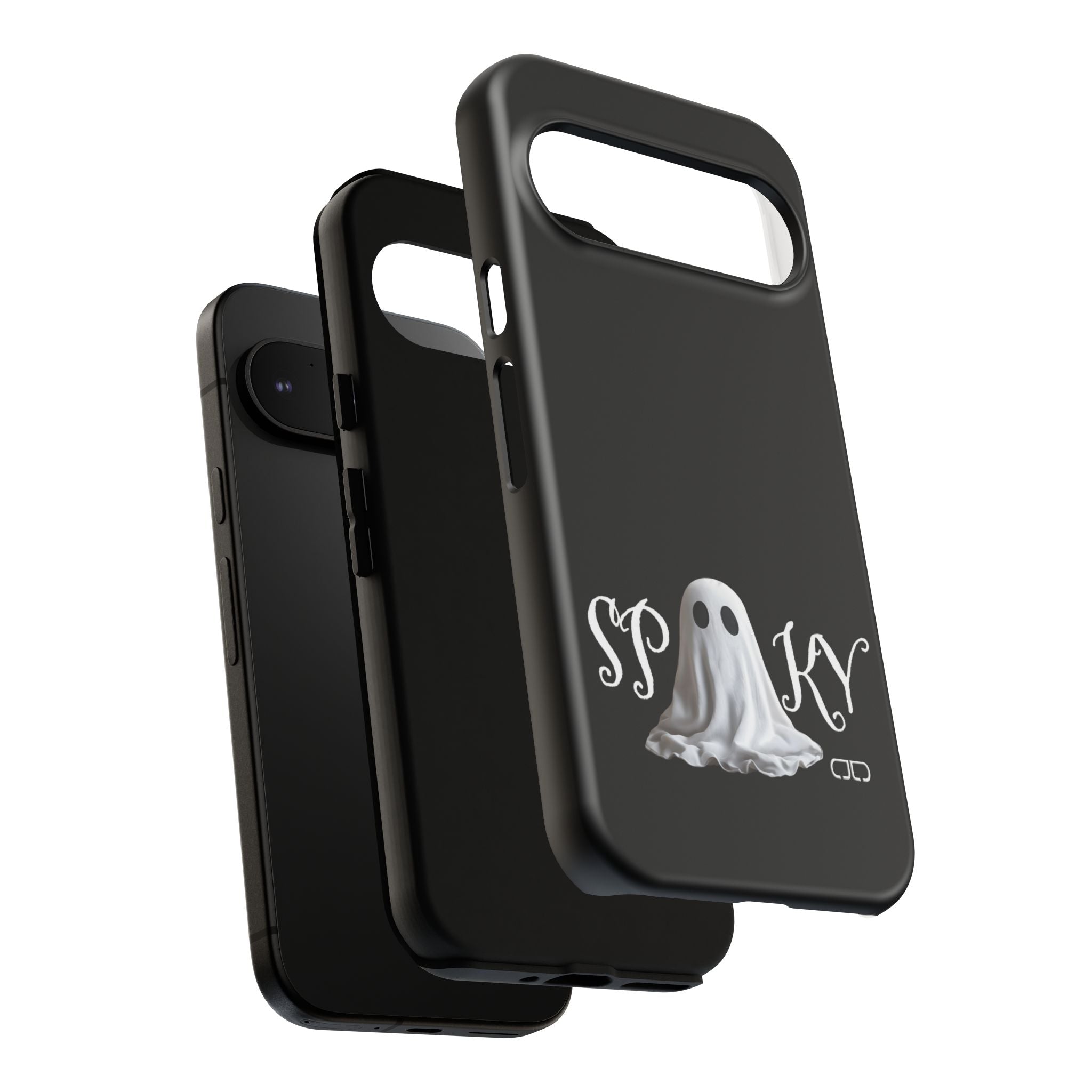Spooky Ghost Phone Case, Halloween Accessories, Cute Phone Cover, Unique Gift for Ghost Lovers, Trendy Smartphone Decor