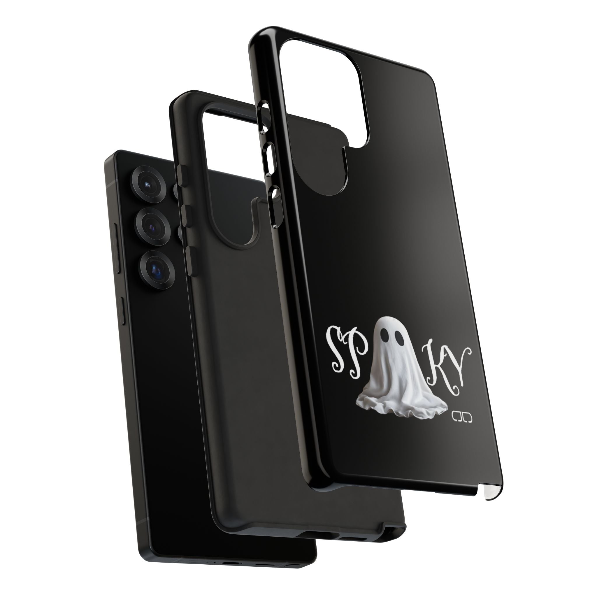 Spooky Ghost Phone Case, Halloween Accessories, Cute Phone Cover, Unique Gift for Ghost Lovers, Trendy Smartphone Decor