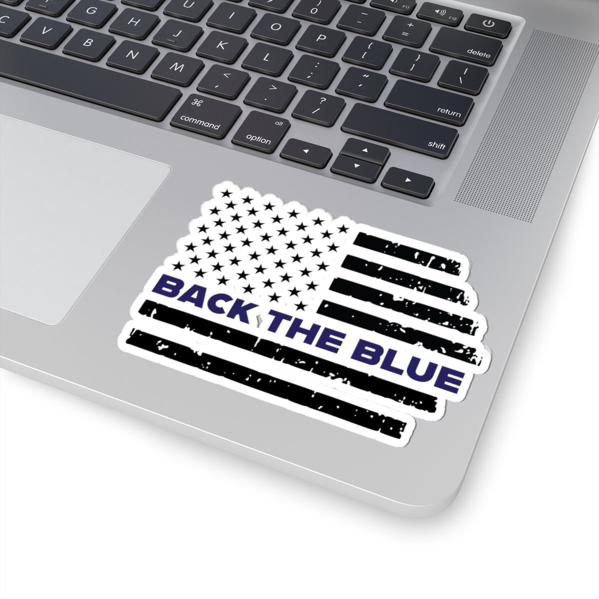 Back the Blue Kiss-Cut Stickers | Support Law Enforcement Decals | American Flag Vinyl Stickers | Police Pride Accessories | Patriotic Gifts