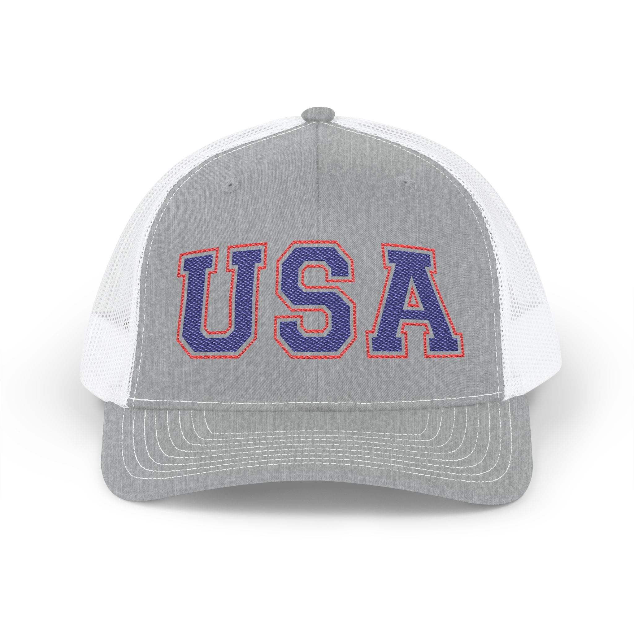 Patriotic Snapback Trucker Cap, USA Embroidered Hat, Summer Fashion Accessory, Festival Gear, Sports Event Cap, Gift For Him/Her