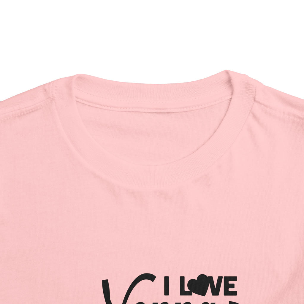 I Love Nonna Toddler Tee, Cute Baby Shirt, Gift for Grandparents, Toddler Clothing, Family Celebrations, Baby Shower Gift