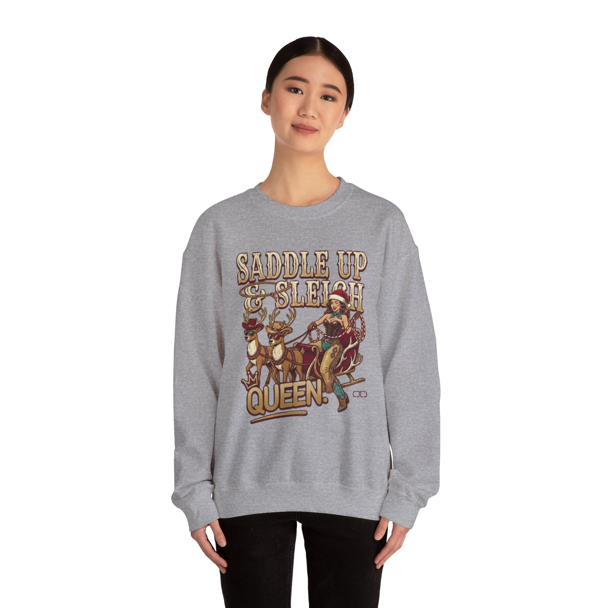 Saddle Up & Sleigh Christmas Pullover
