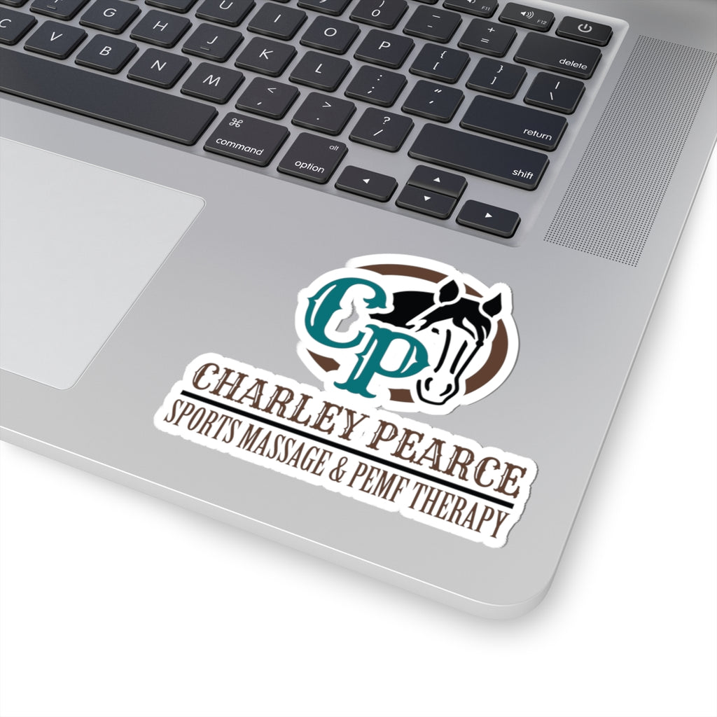Charley Pearce Sports Massage & PEMF Therapy Logo Kiss-Cut Sticker