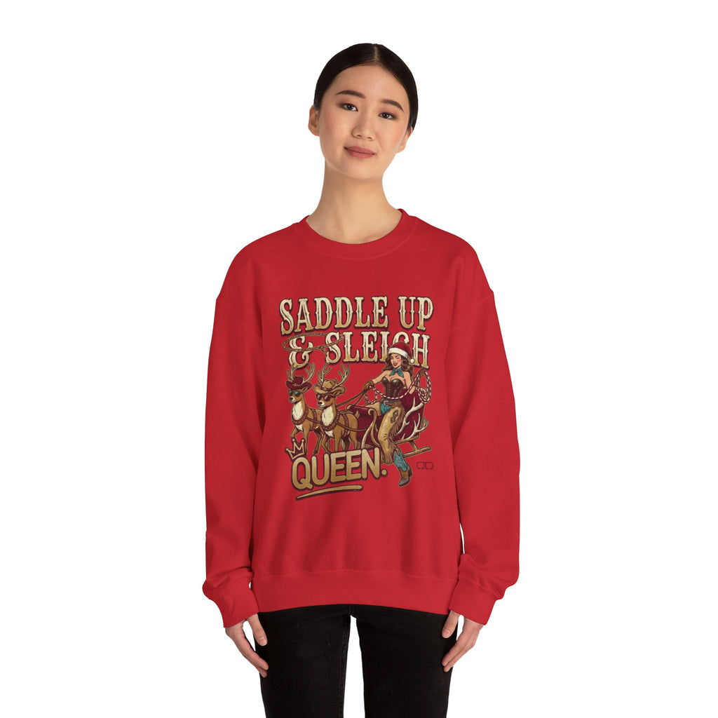 Saddle Up & Sleigh Christmas Pullover
