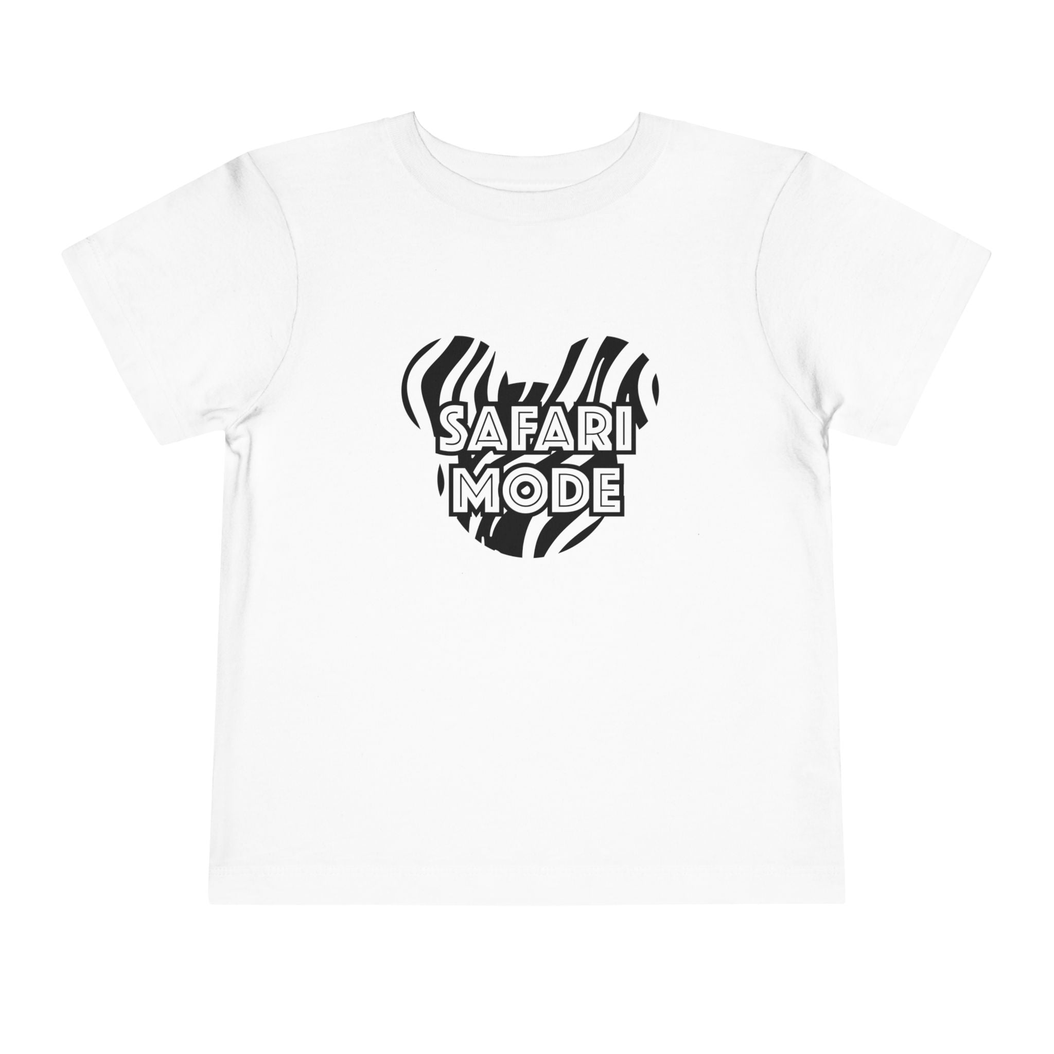 Safari Mode Zebra Toddler Tee, Cute Safari Shirt, Kids Jungle Party Outfit, Animal Lover Gift, Birthday Gift for Kids
