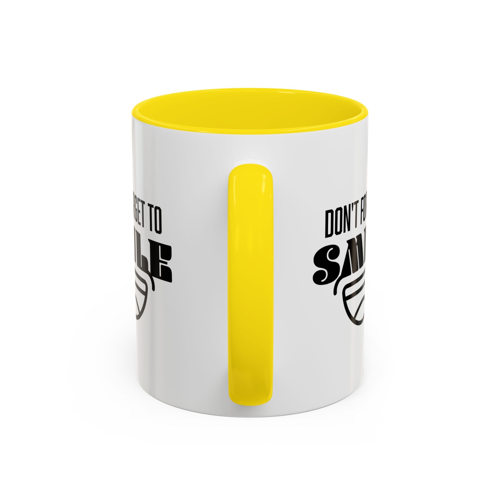 Don't Forget To Smile Mug, Motivational Drinkware, Home Office Decor, Gift for Friends, Cheer Up Gifts, Don't Forget to Smile